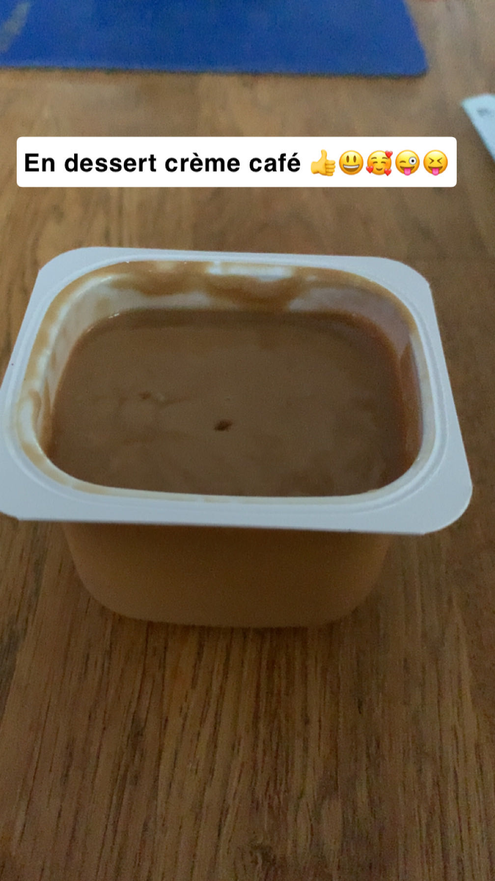 Crème dessert café