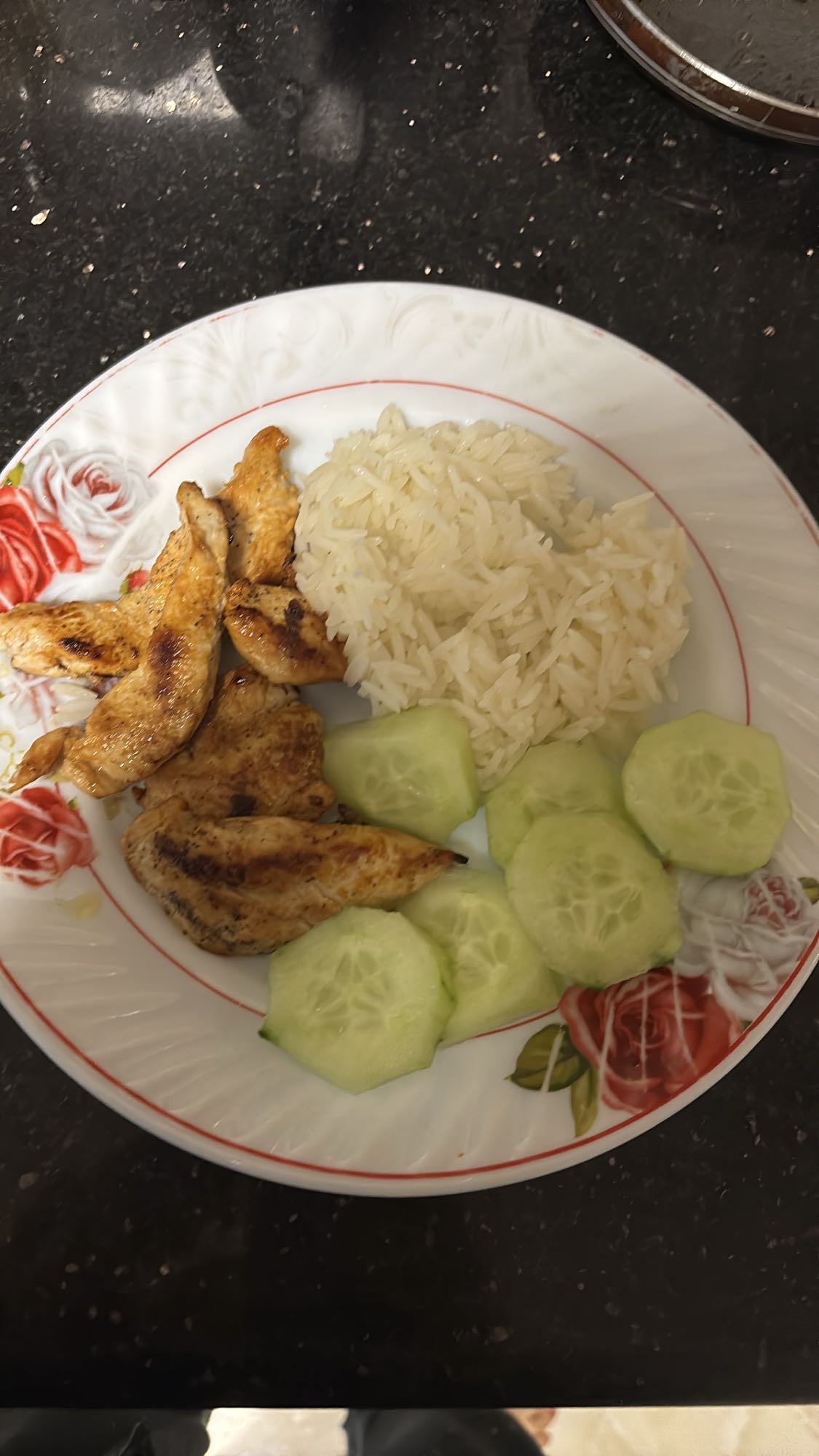 Grilled Chicken Rice Plate