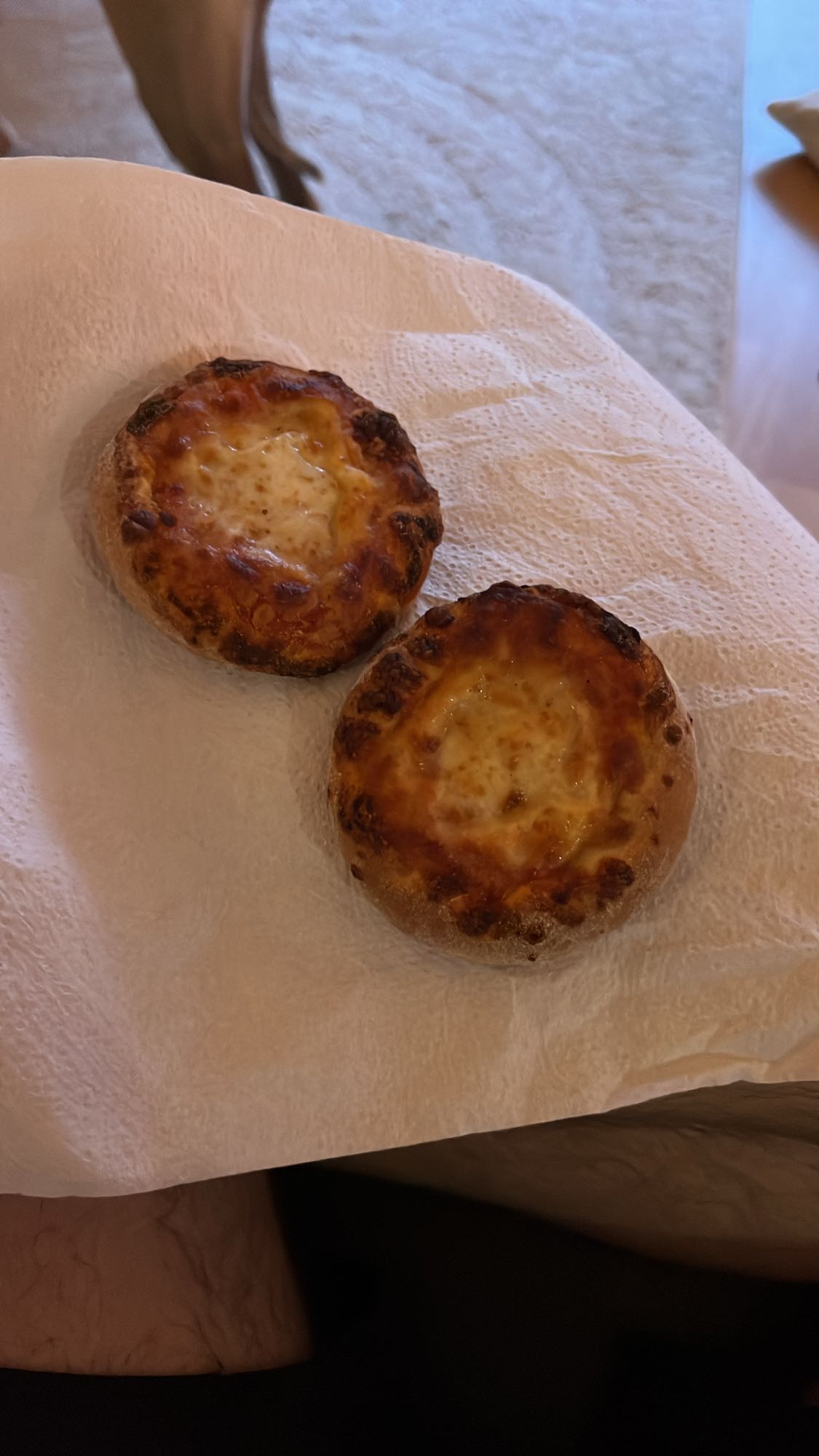 mini pizzas fromage