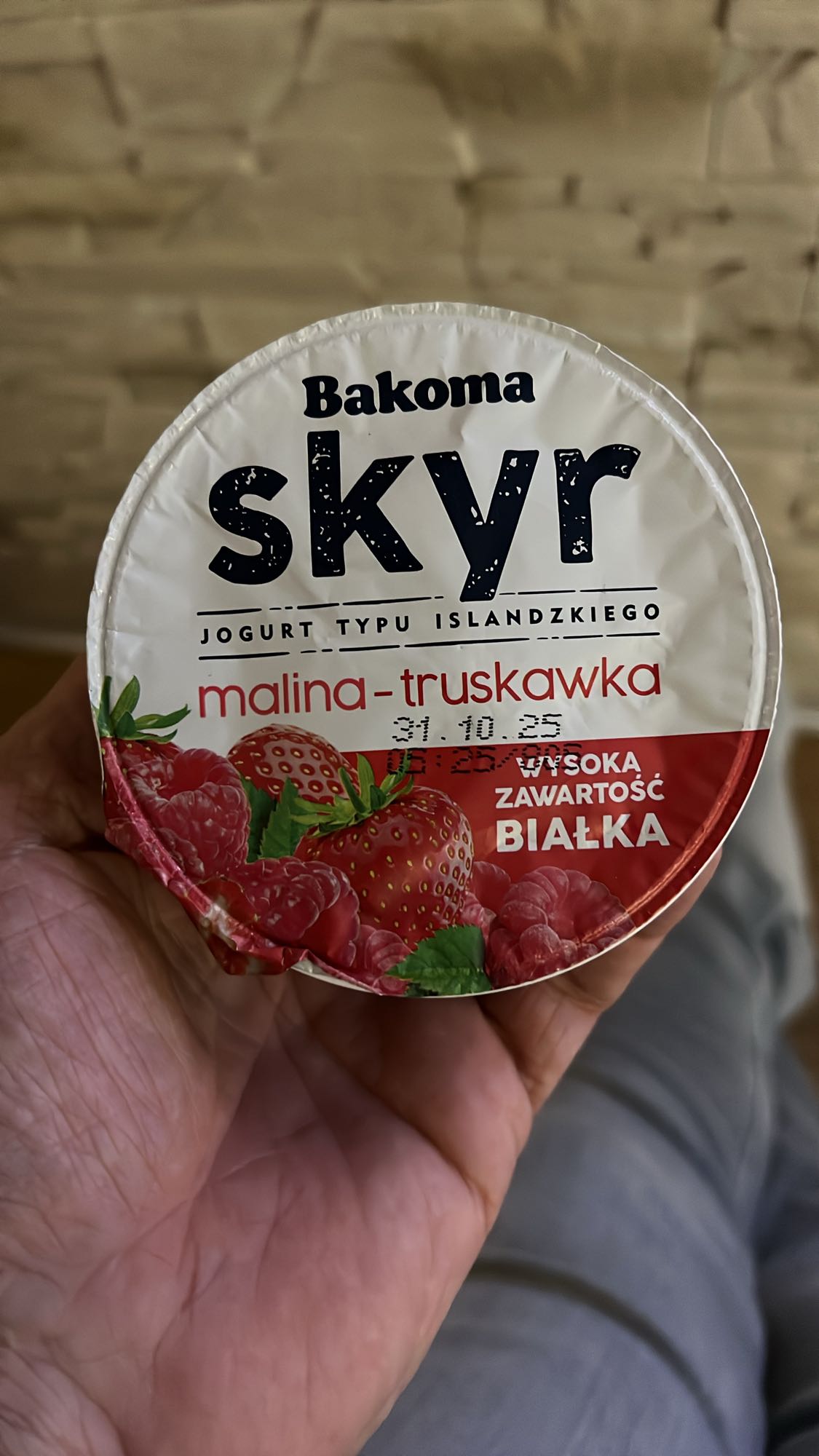Skyr malina-truskawka