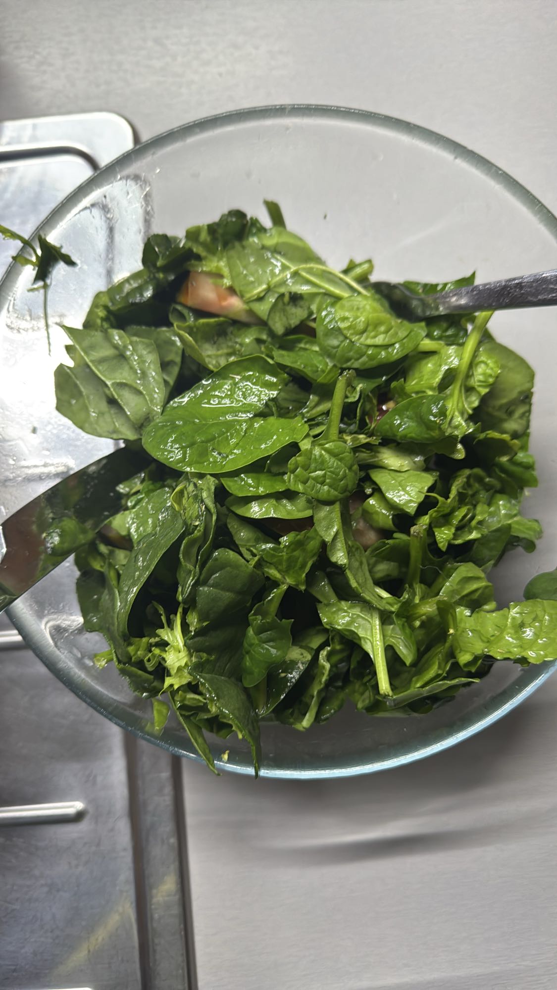 ensalada de espinaca