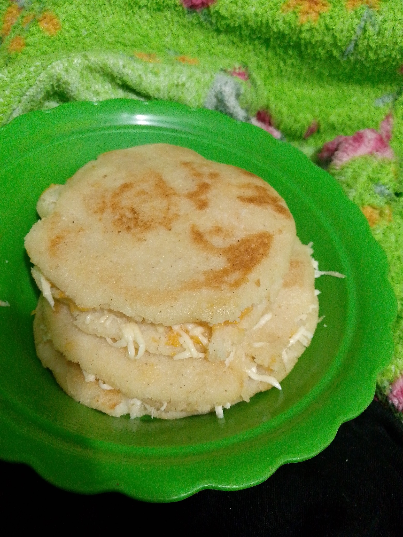 arepas con queso