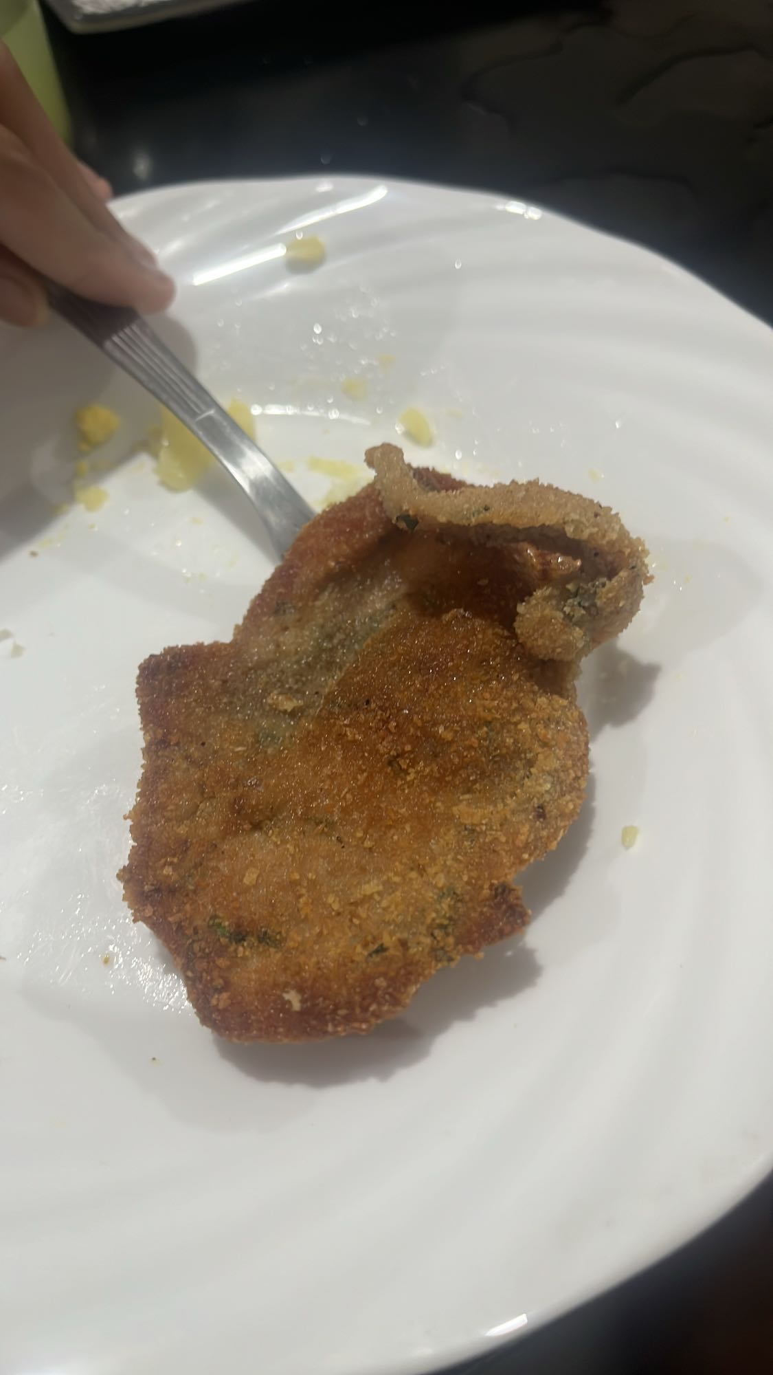 Milanesa empanizada