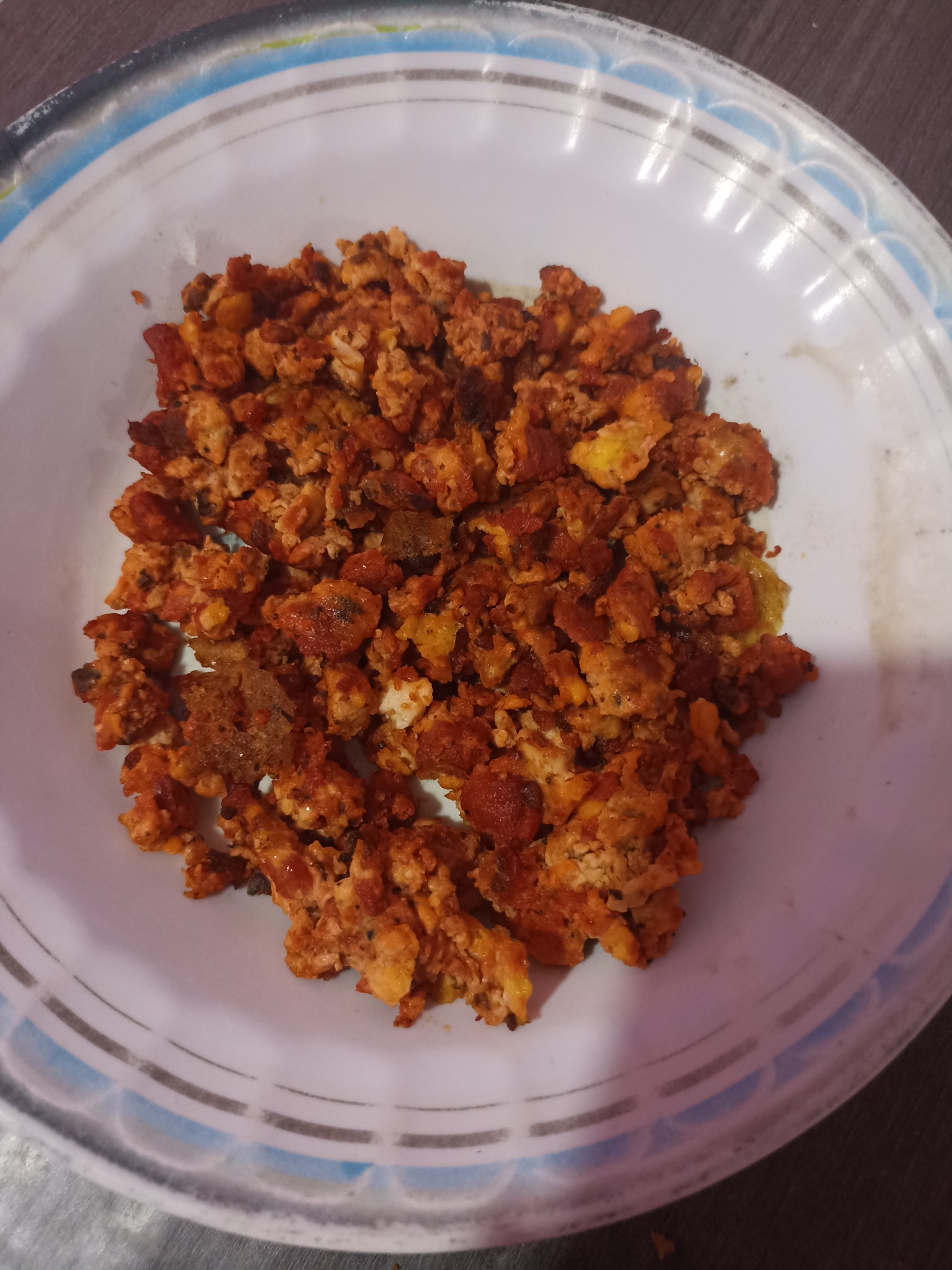 huevo con chorizo