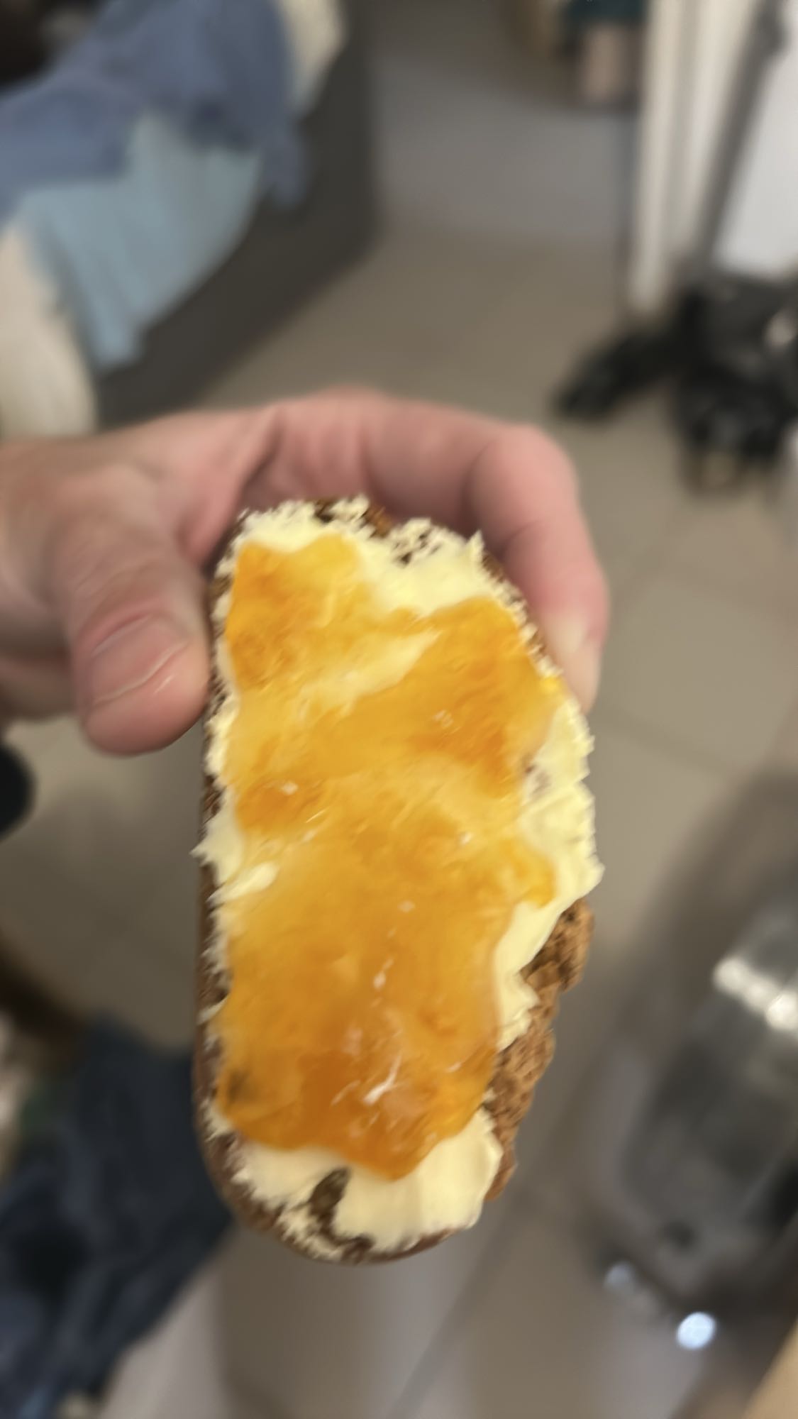 Tartine beurre confiture