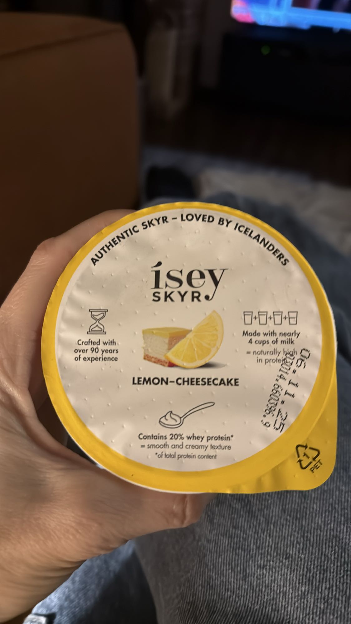 citroen cheesecake skyr