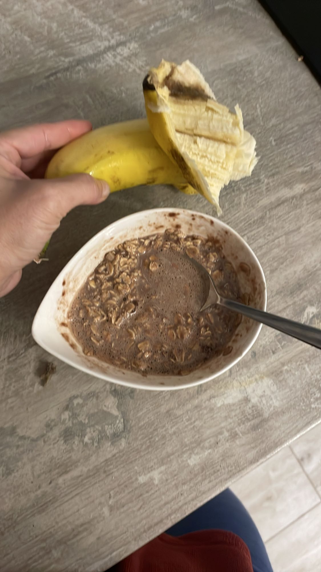 Fulgi ovăz cu banană