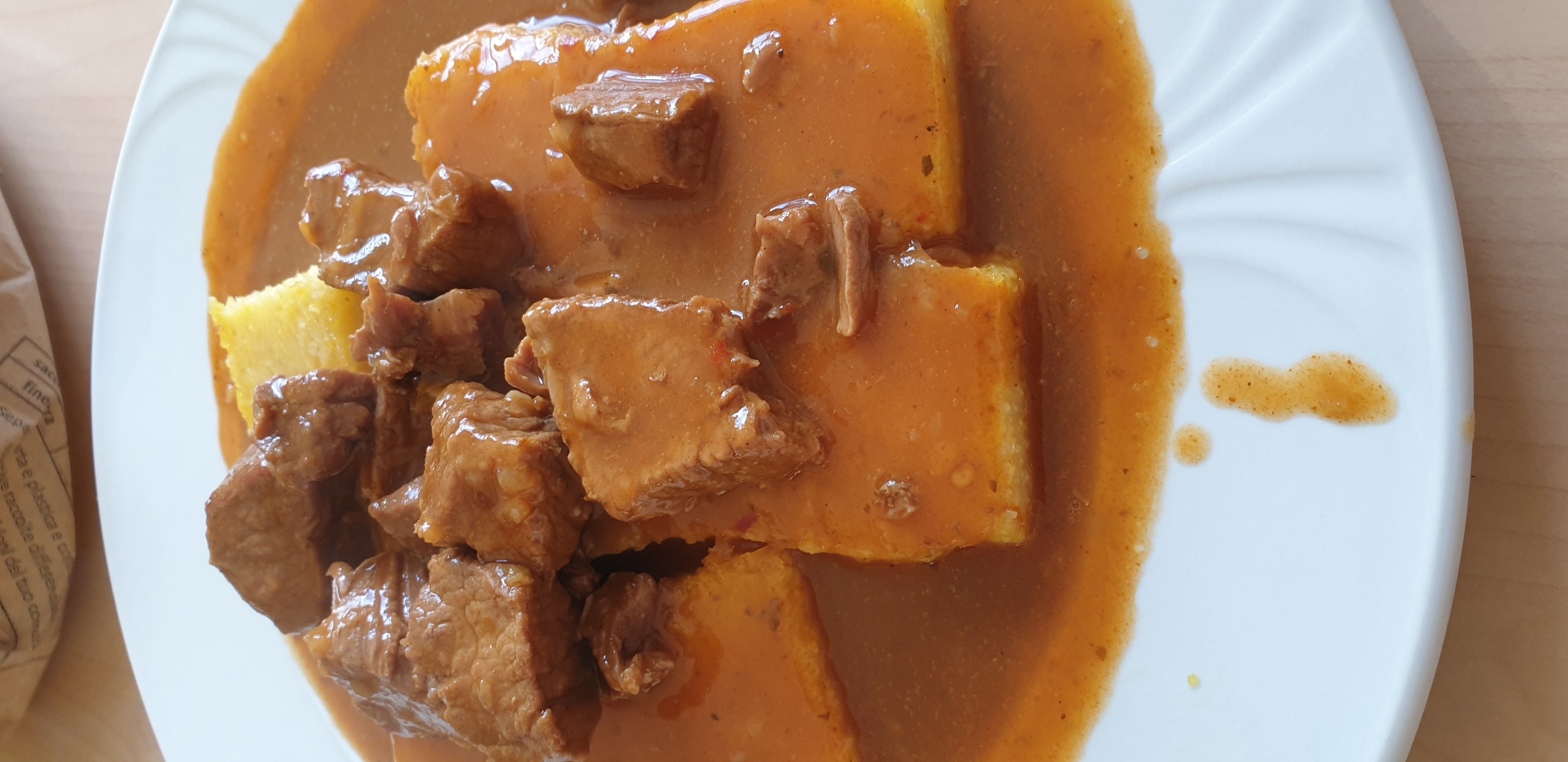 Polenta con spezzatino