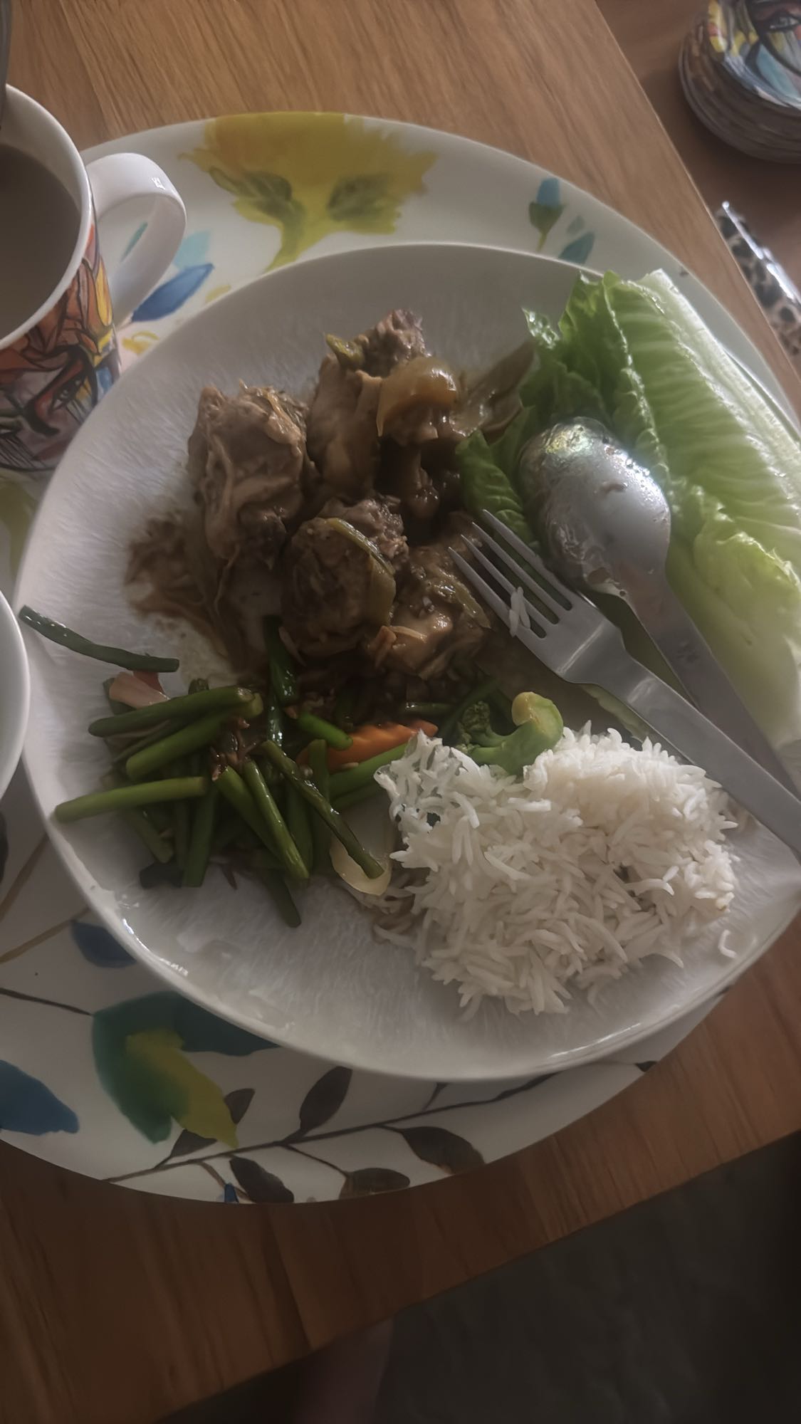 Kyckling med ris och grönsaker