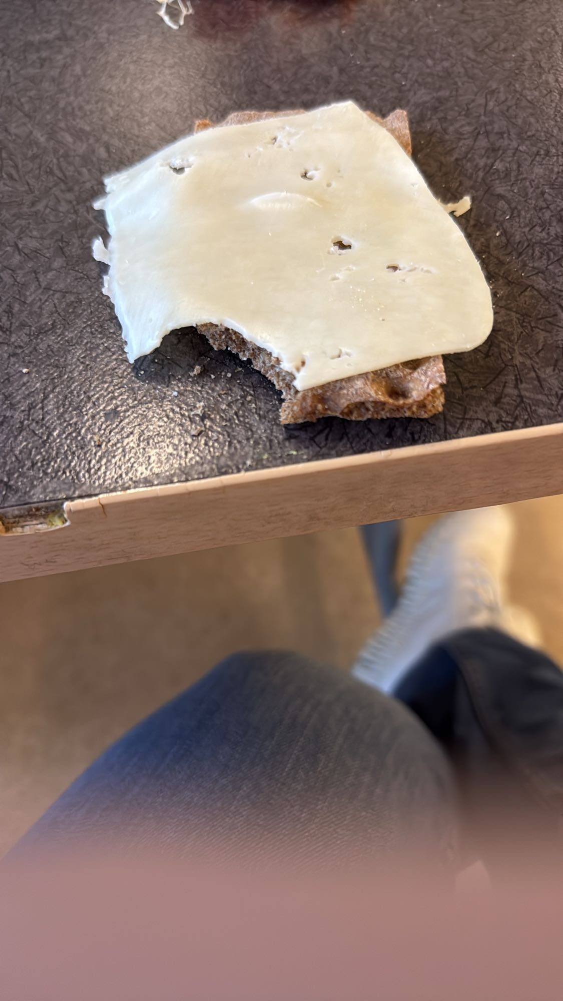 Knäckebröd med ost