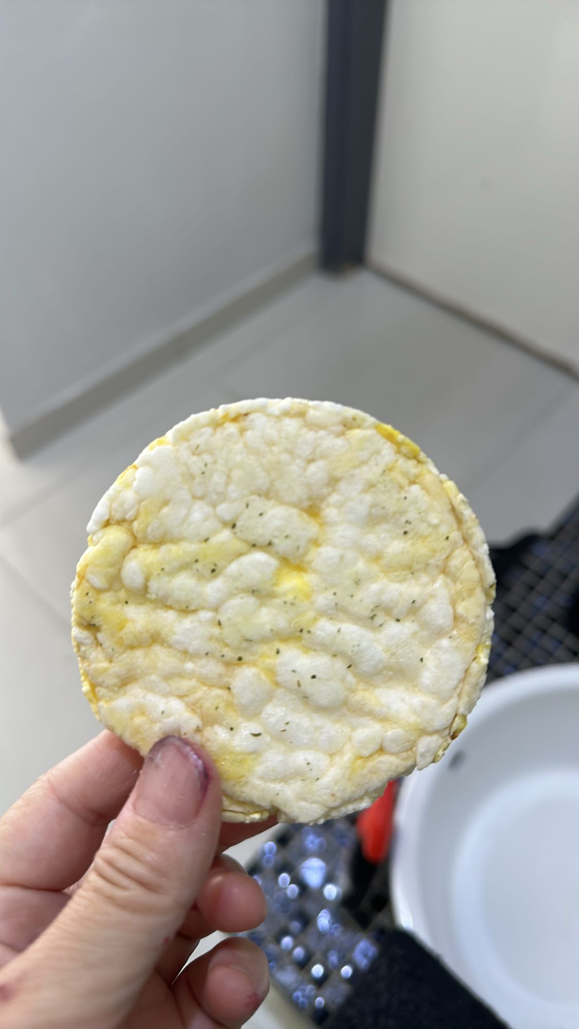 Rice cake snack