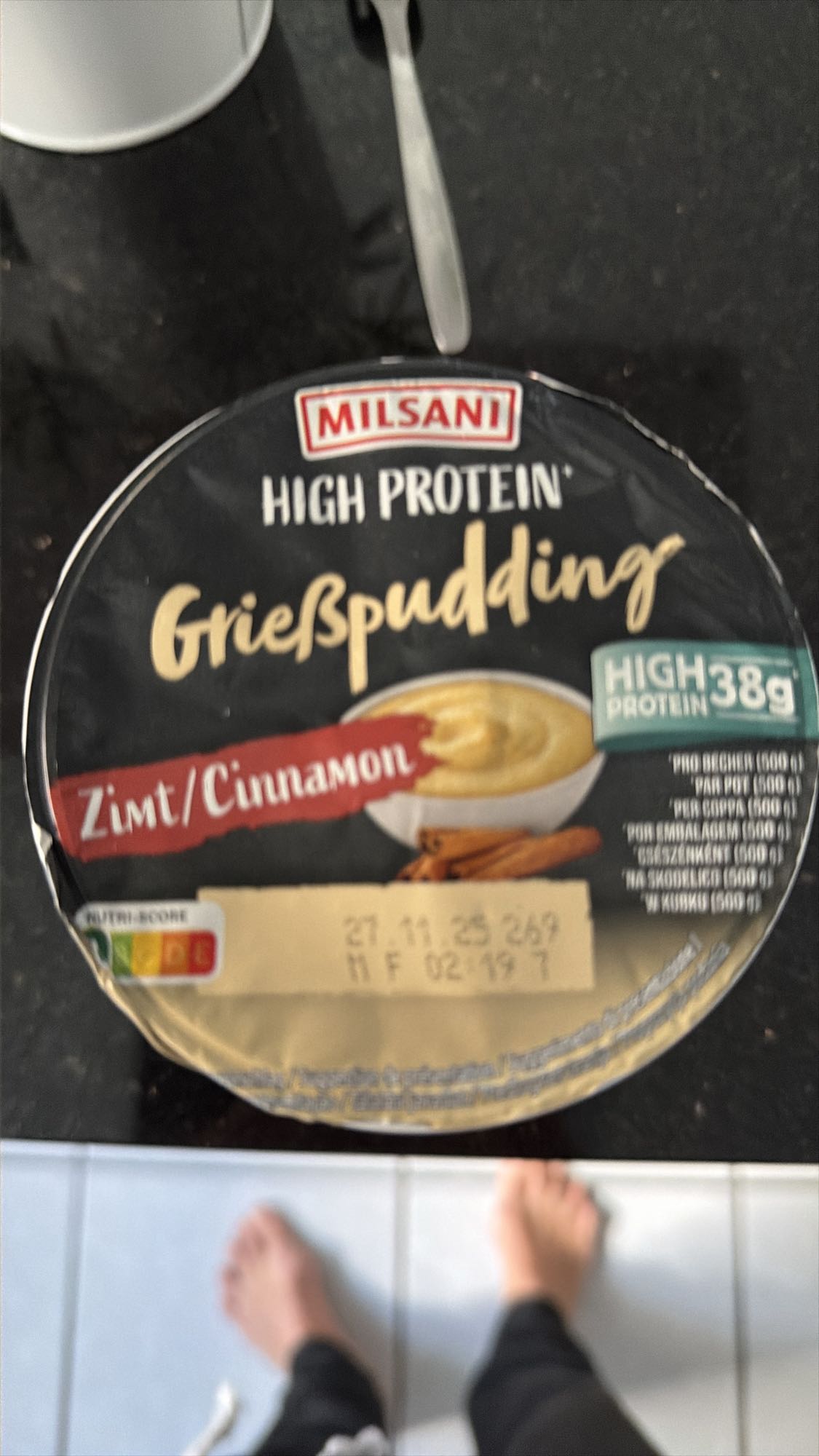 Grießpudding Zimt
