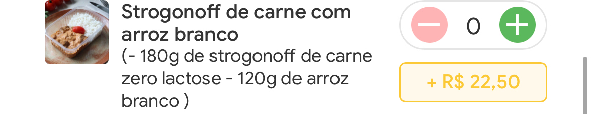 Strogonoff com arroz