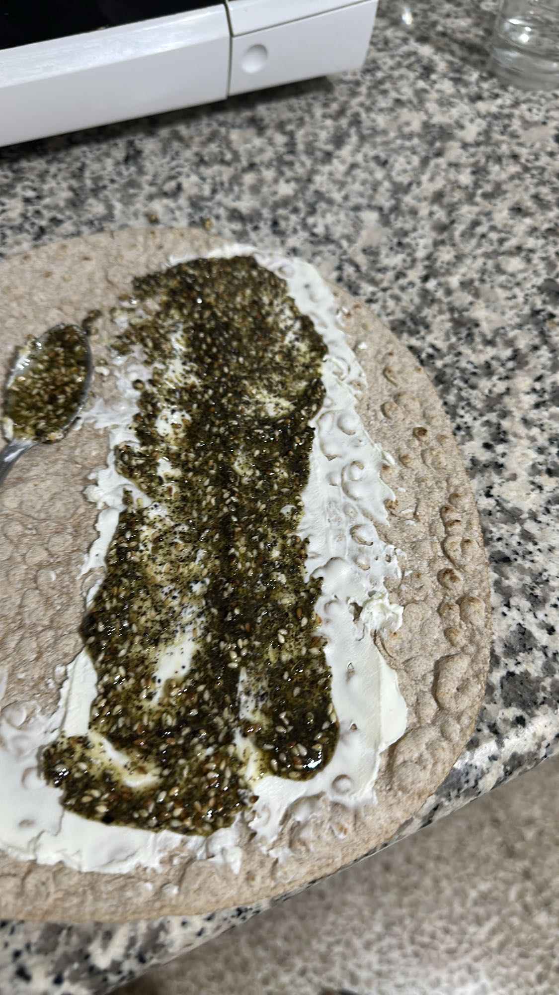 Labneh Zaatar Flatbread