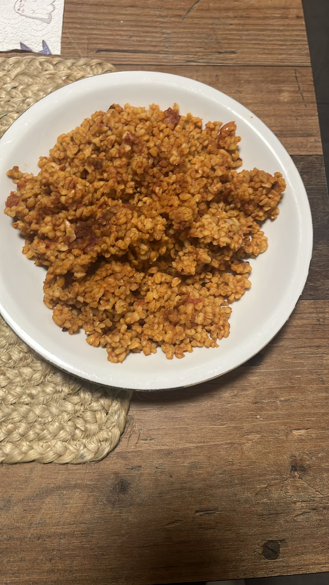 Domatesli Bulgur Pilavı