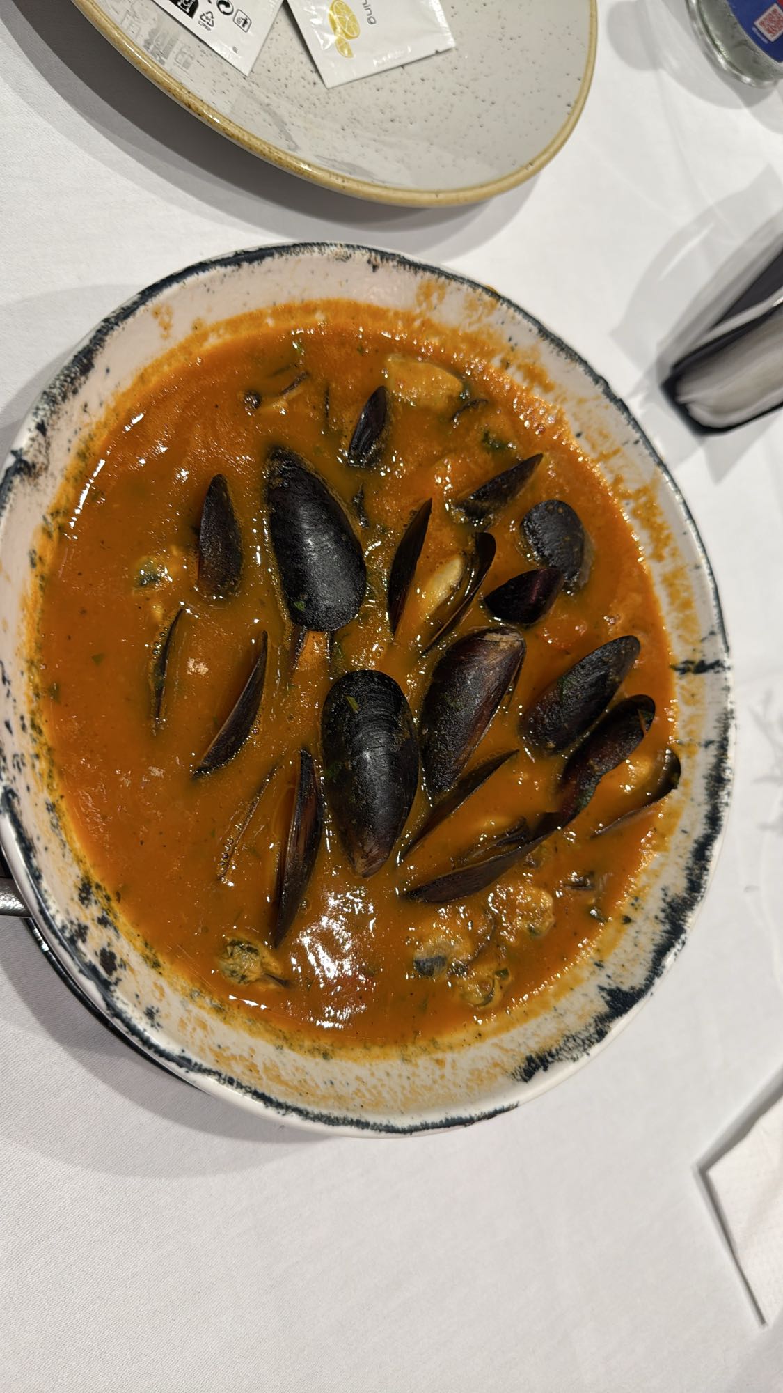 Supă de midii picantă