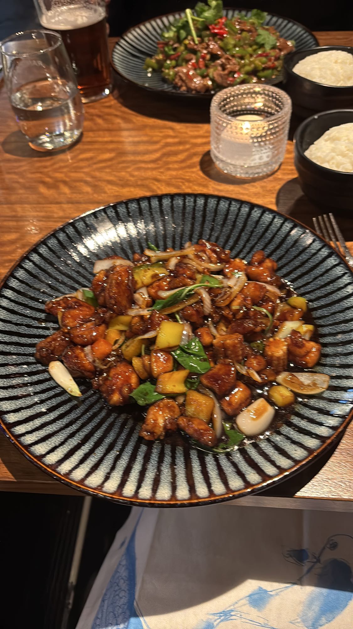 Wokad kyckling med grönsaker