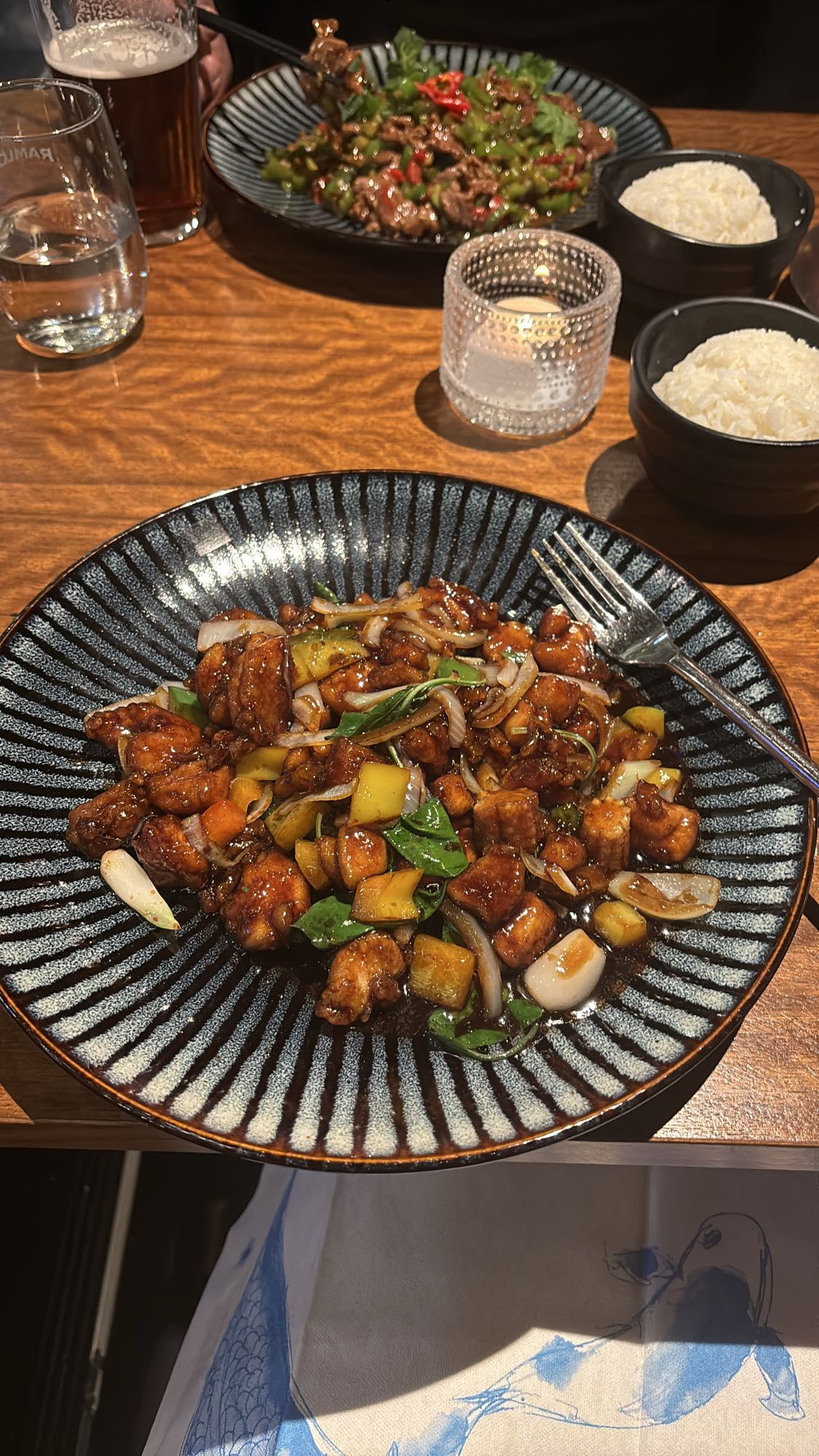 Wokad kyckling med grönsaker