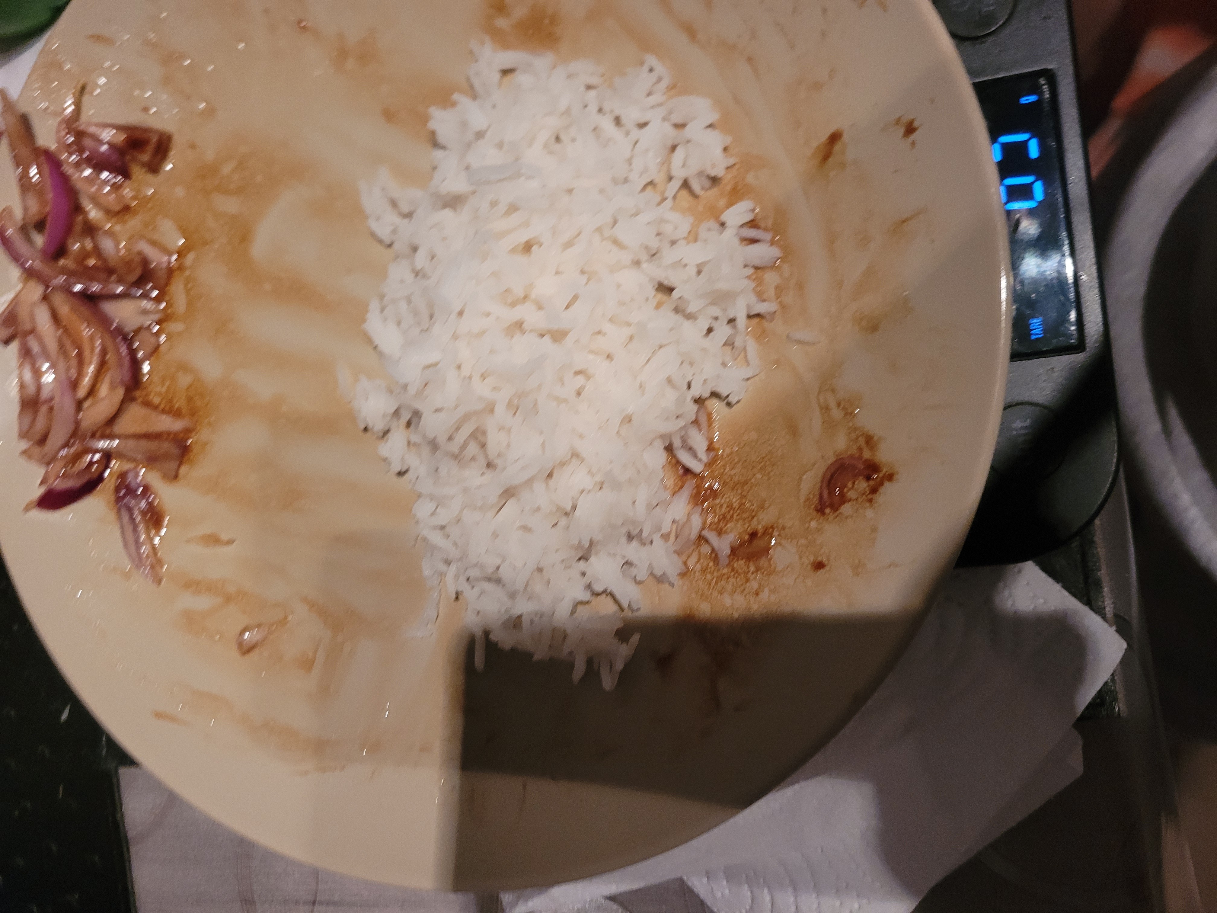 Riz avec oignon