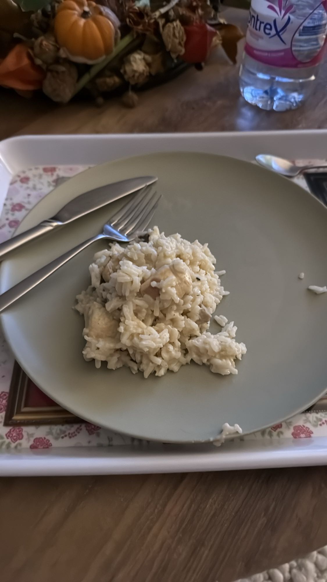 Riz au poulet crémeux