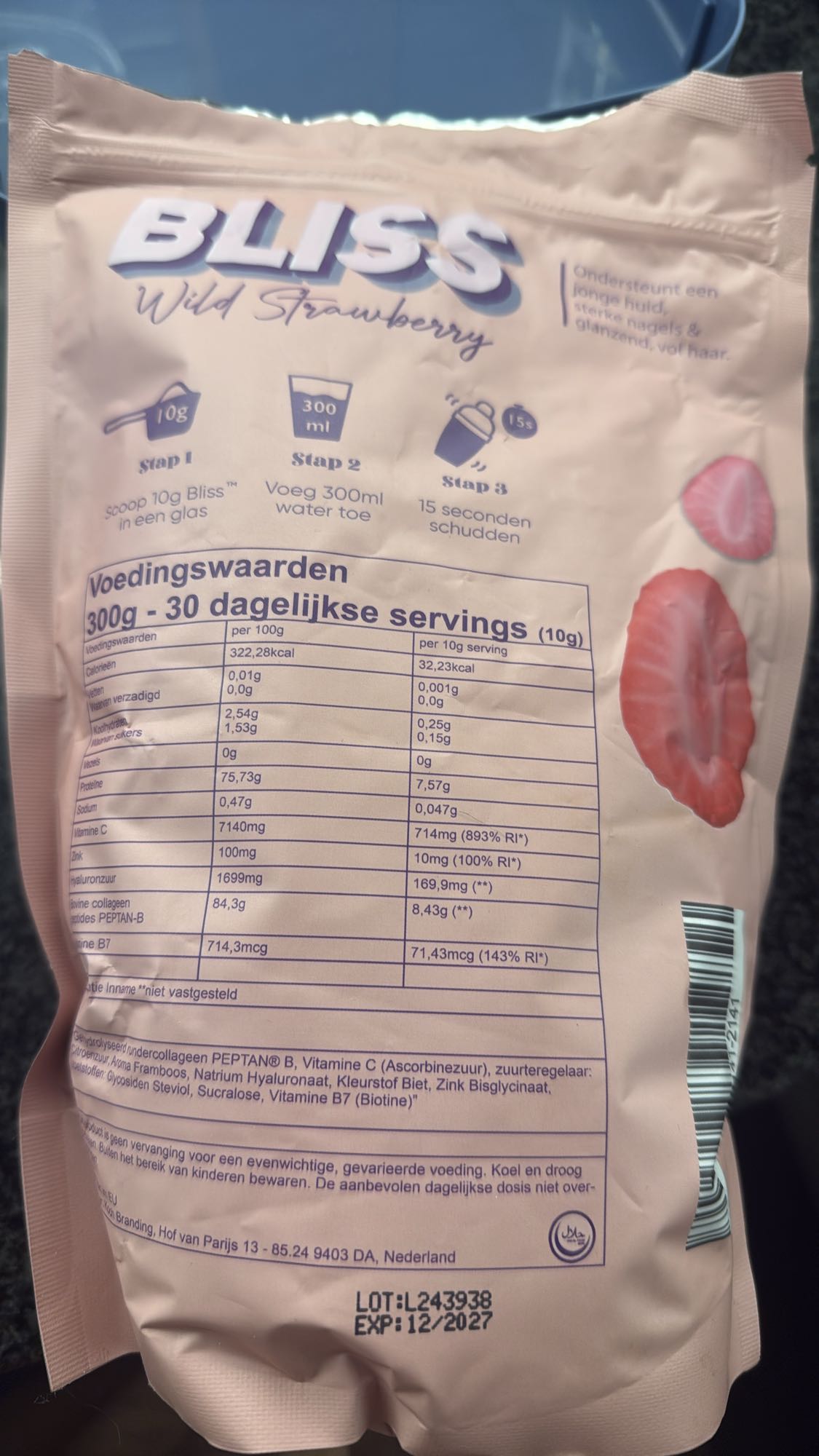 Bliss Wild Strawberry shake