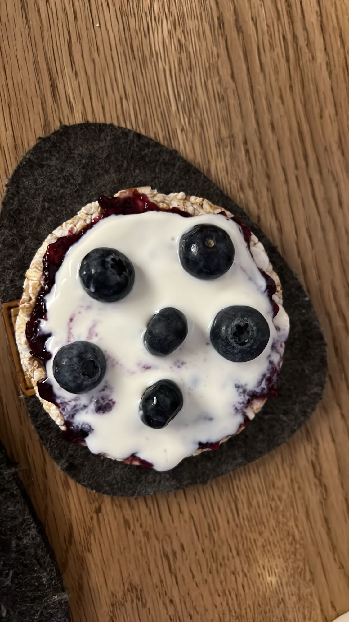 Yogurt Rice Cake Snack