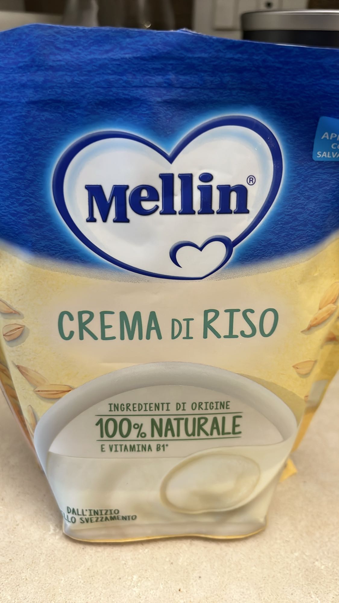 Crema di riso Mellin