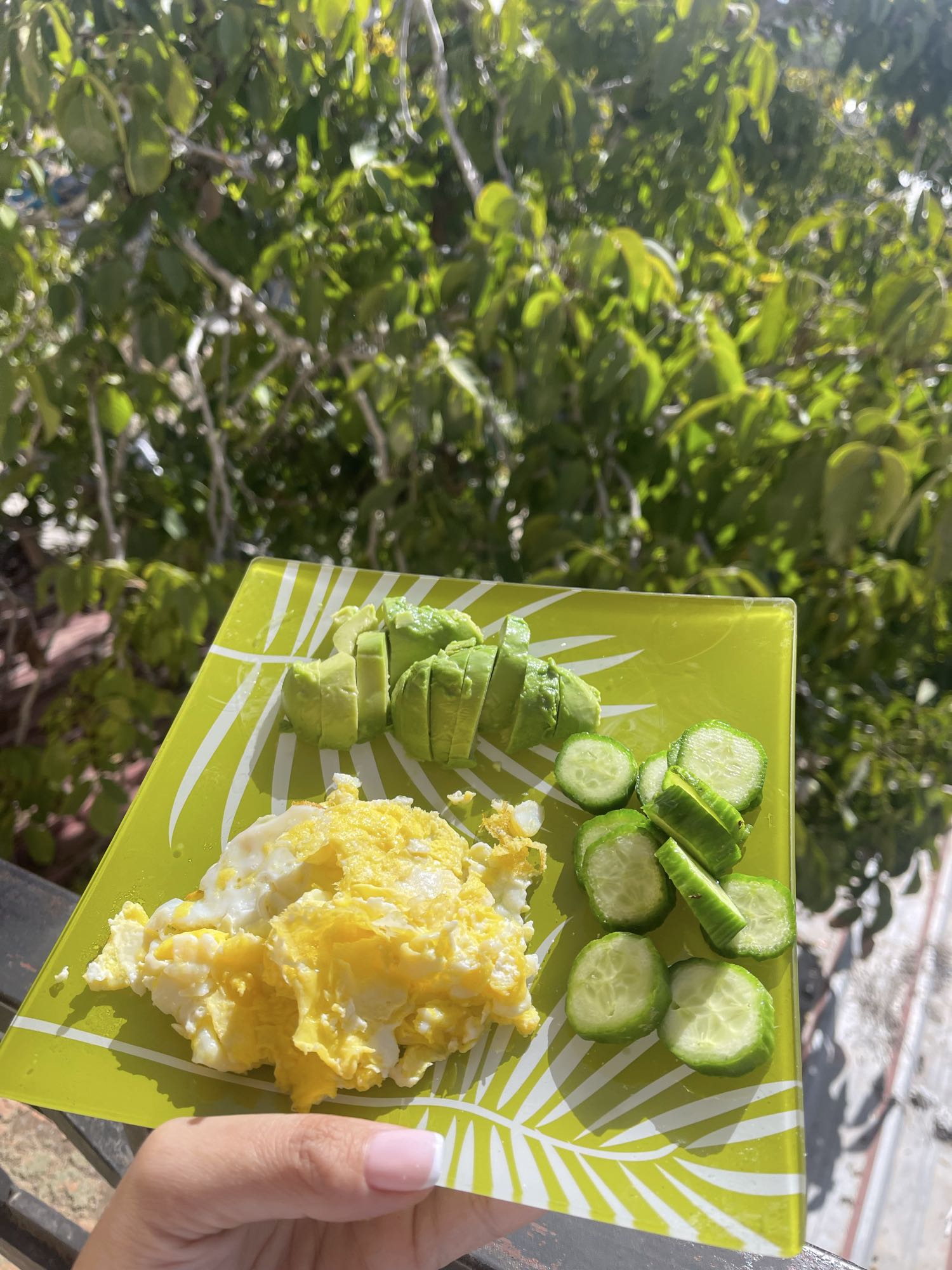 Eggs Avocado Cucumber