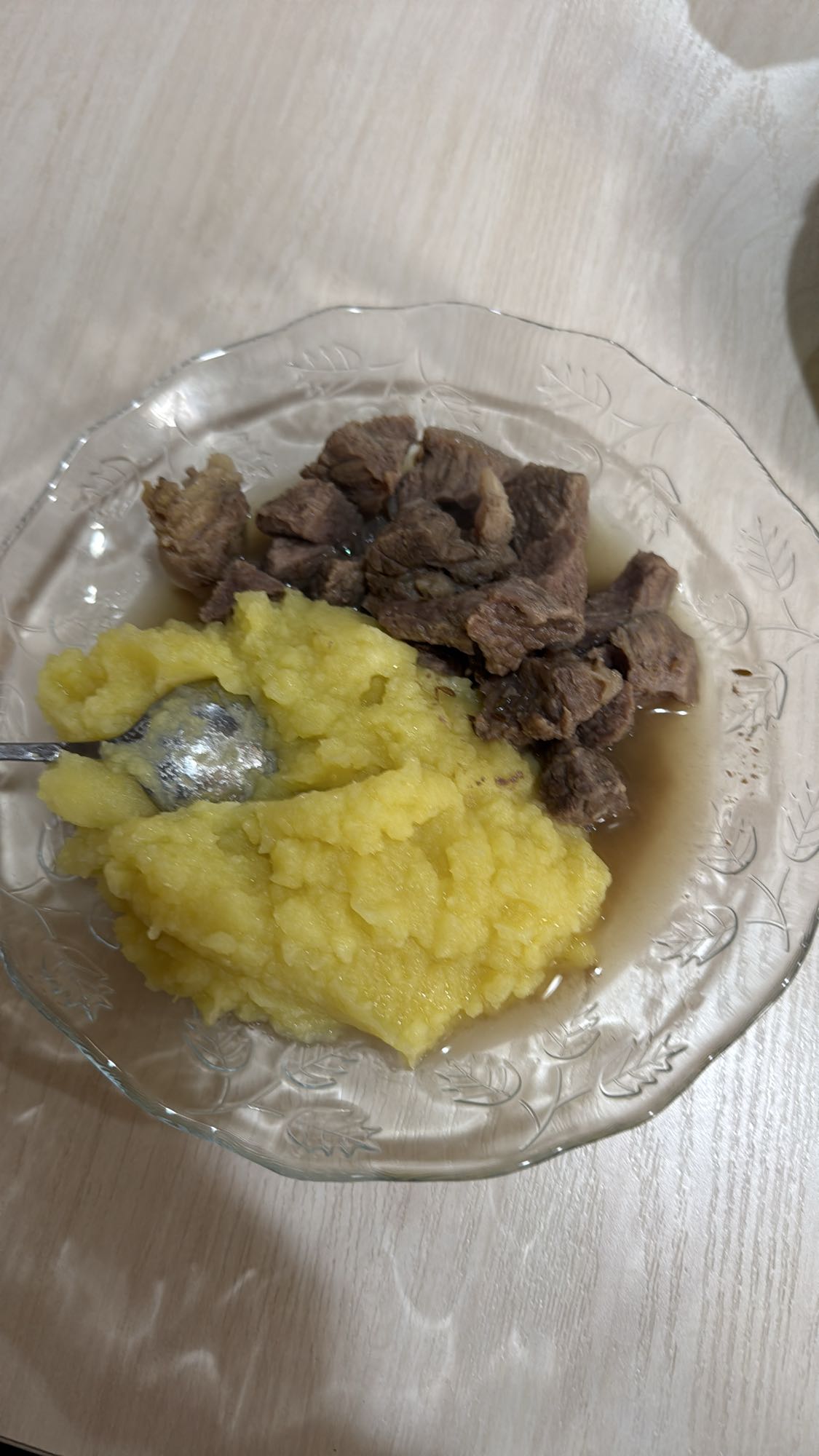 Говядина с пюре