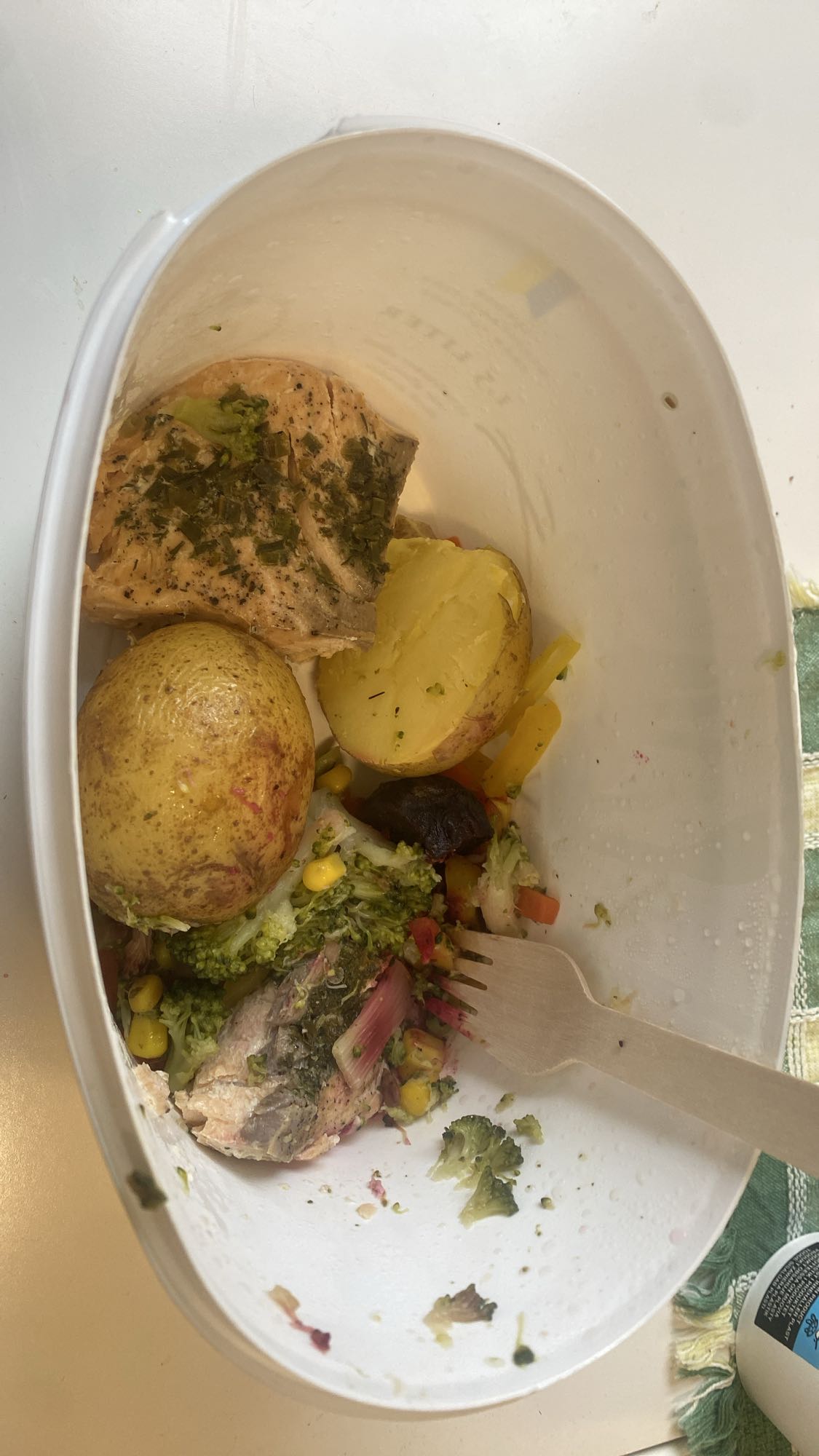 Lax med potatis & grönsaker