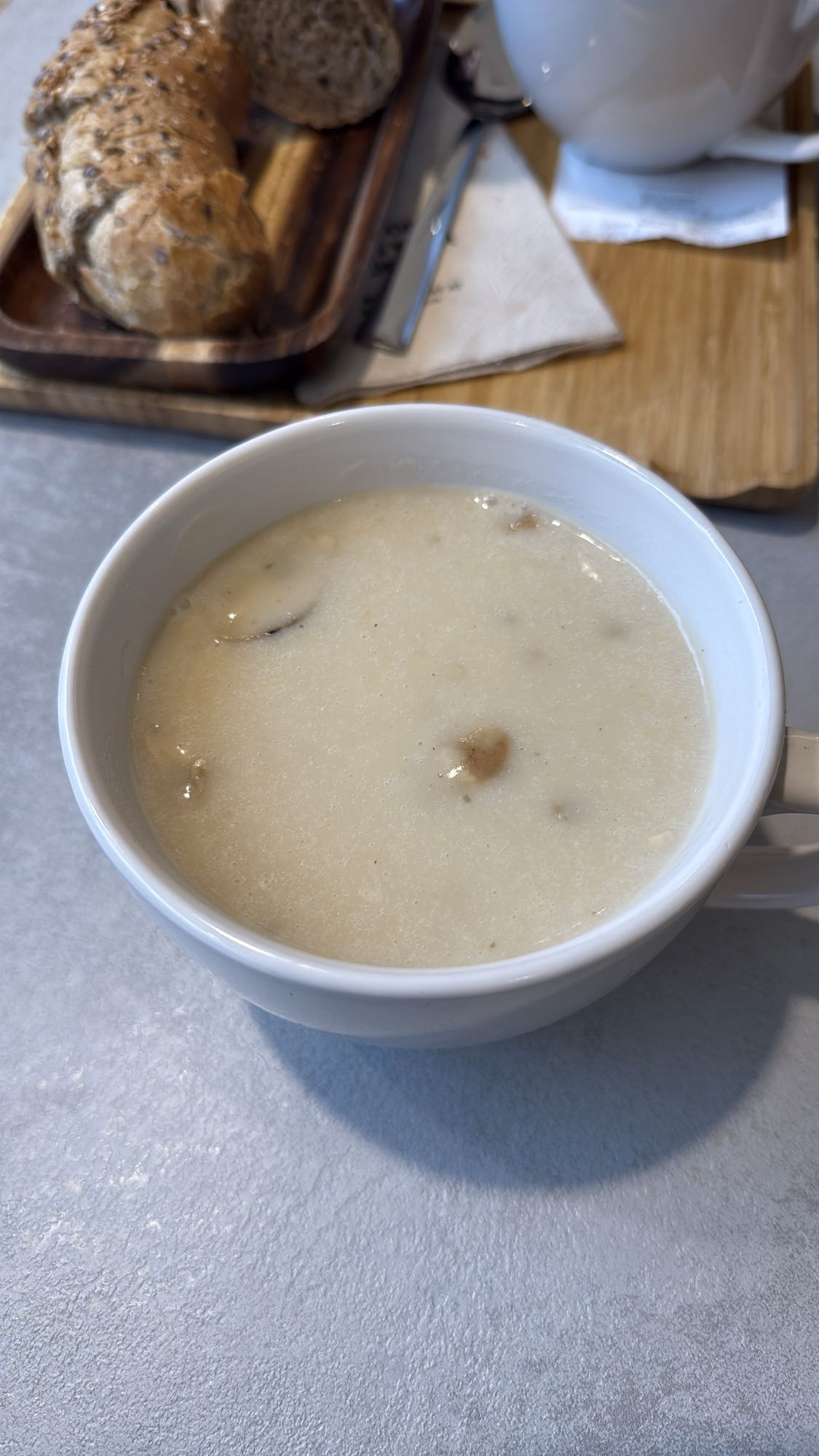 romige champignonsoep