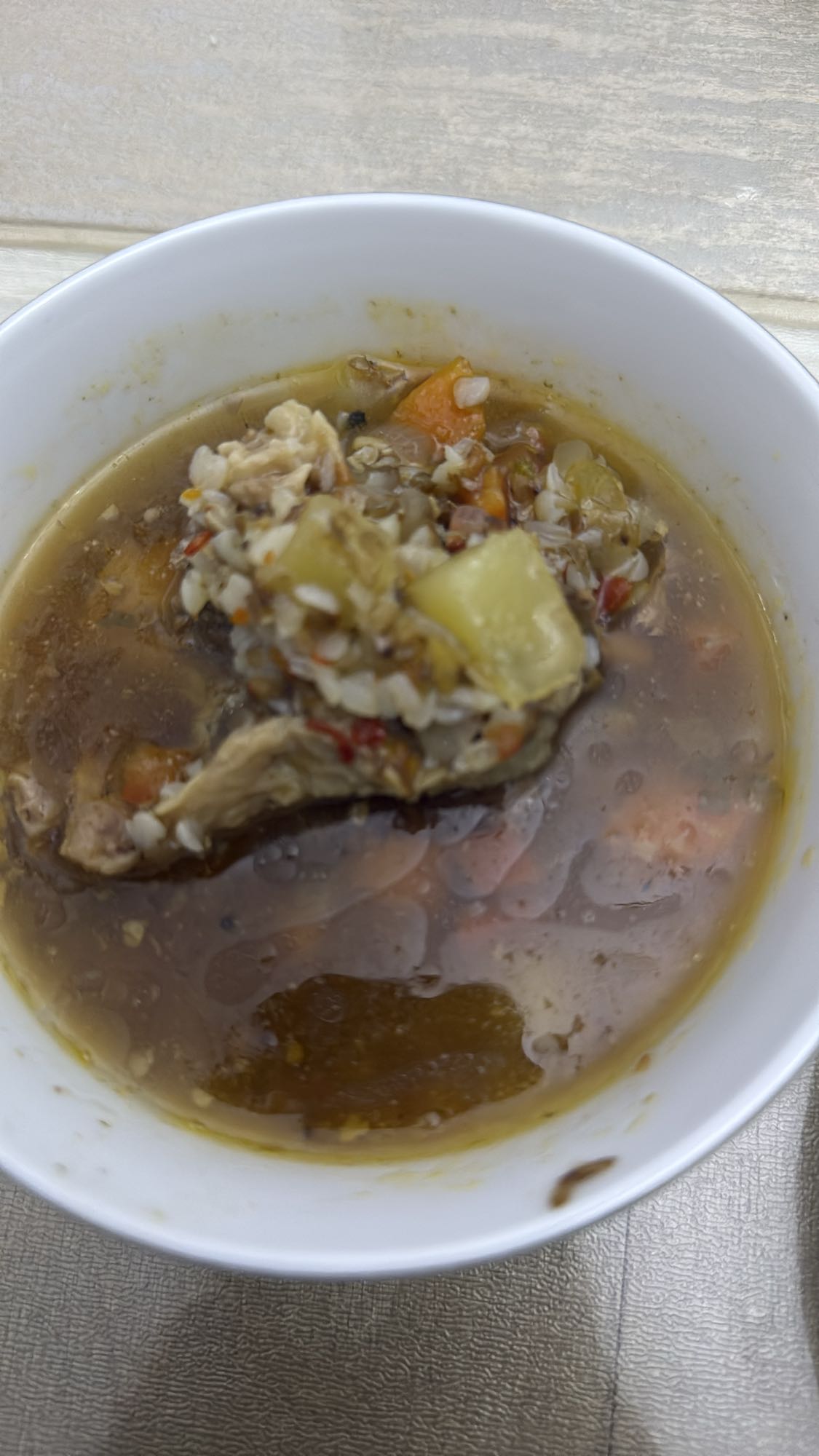 гречневый суп с курицей