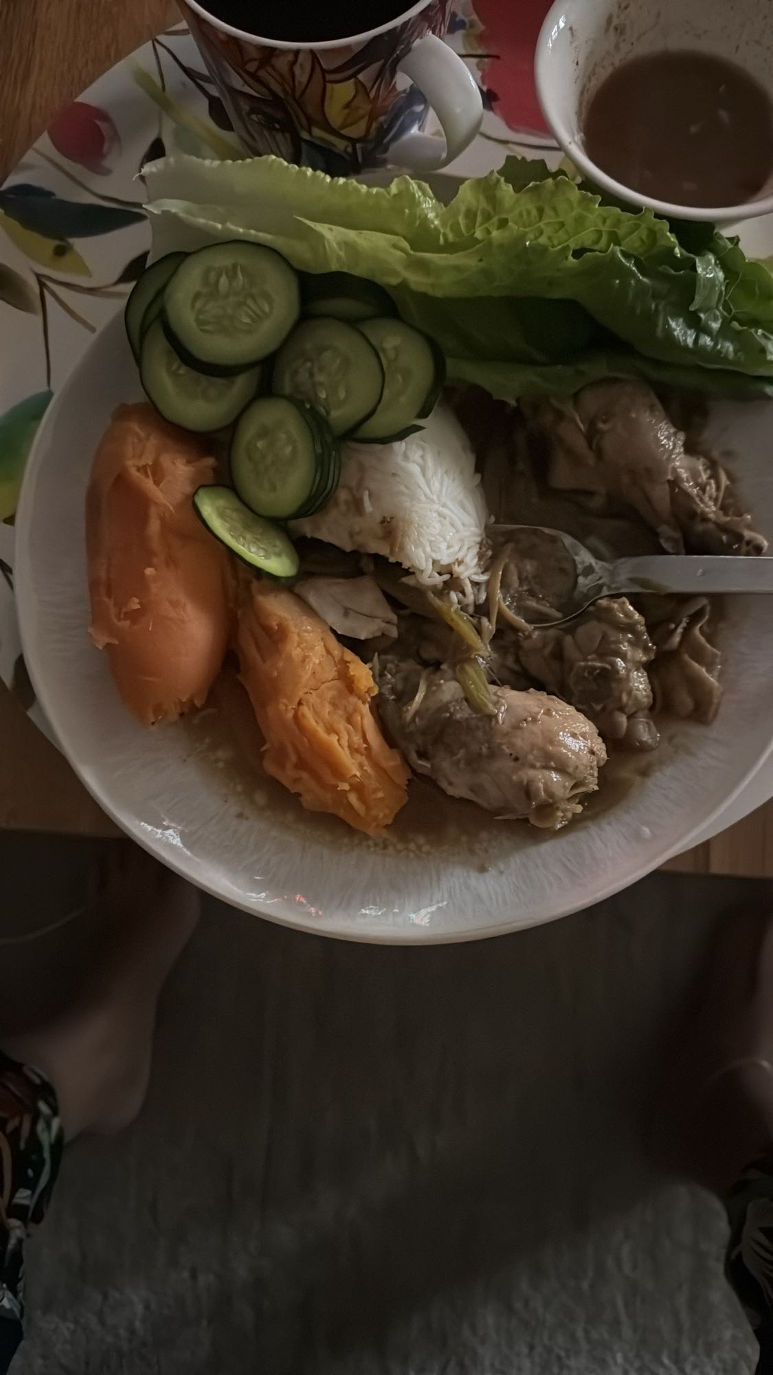 Kyckling med sötpotatis