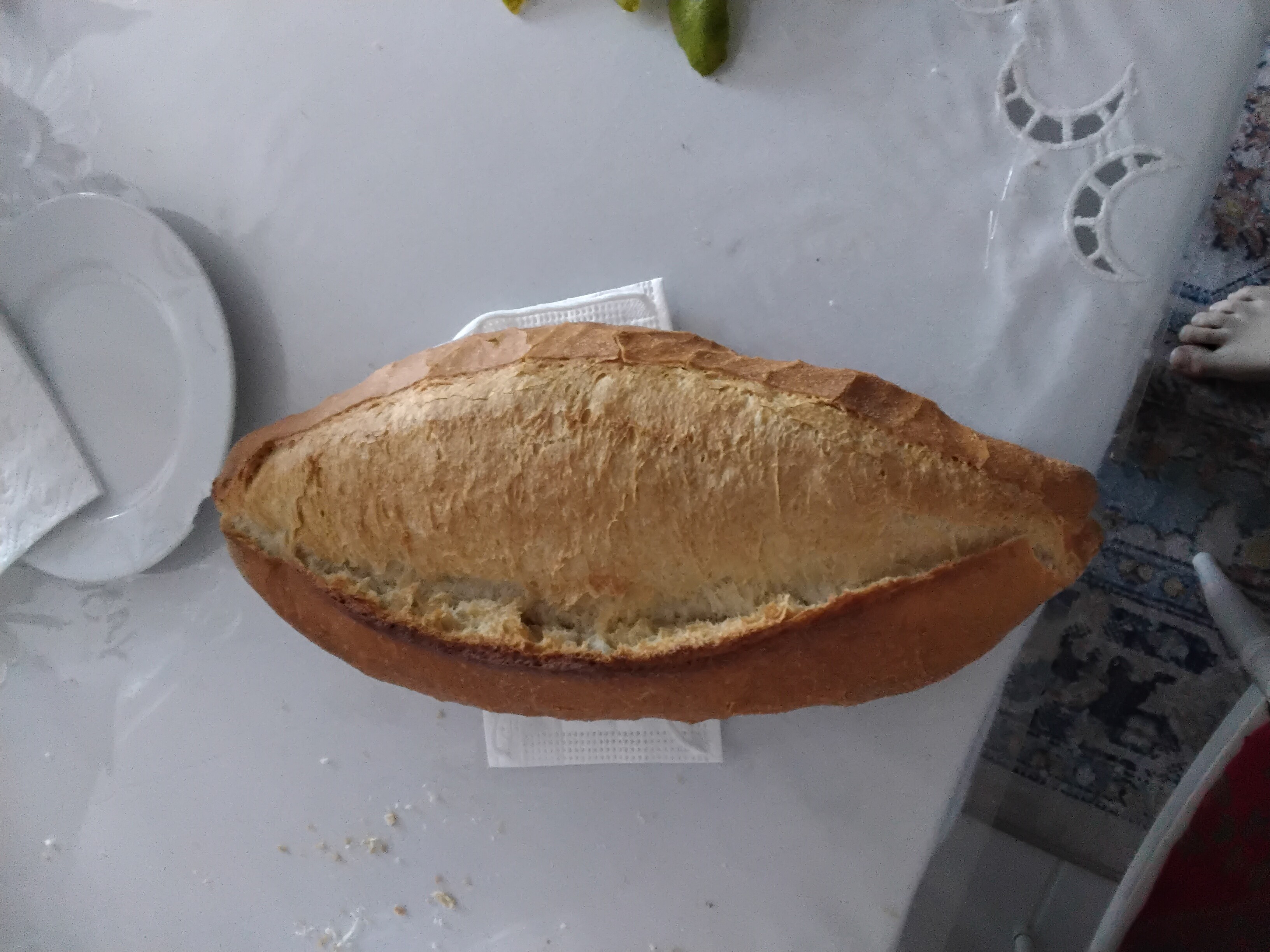 Large White Bread Loaf