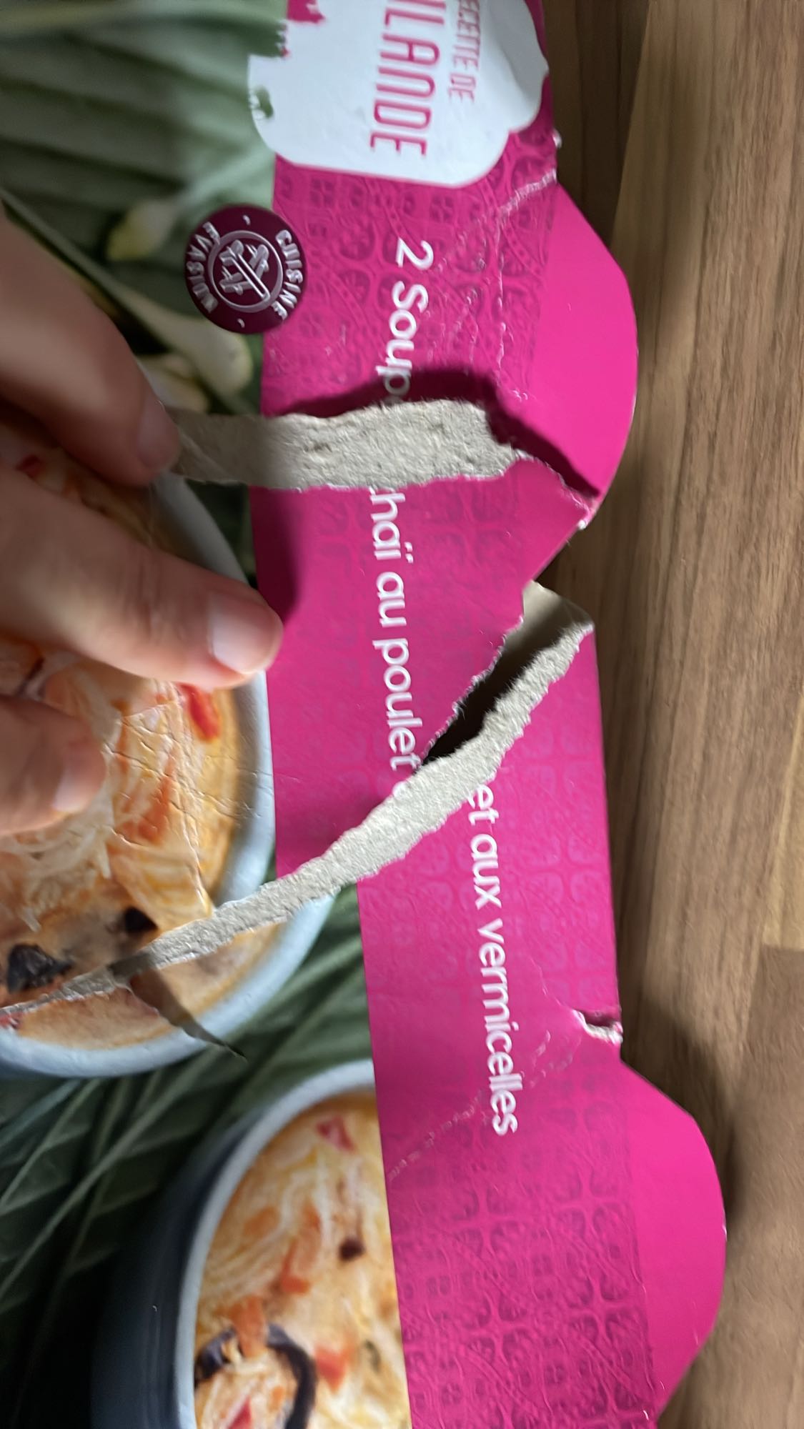 Soupe thaï au poulet