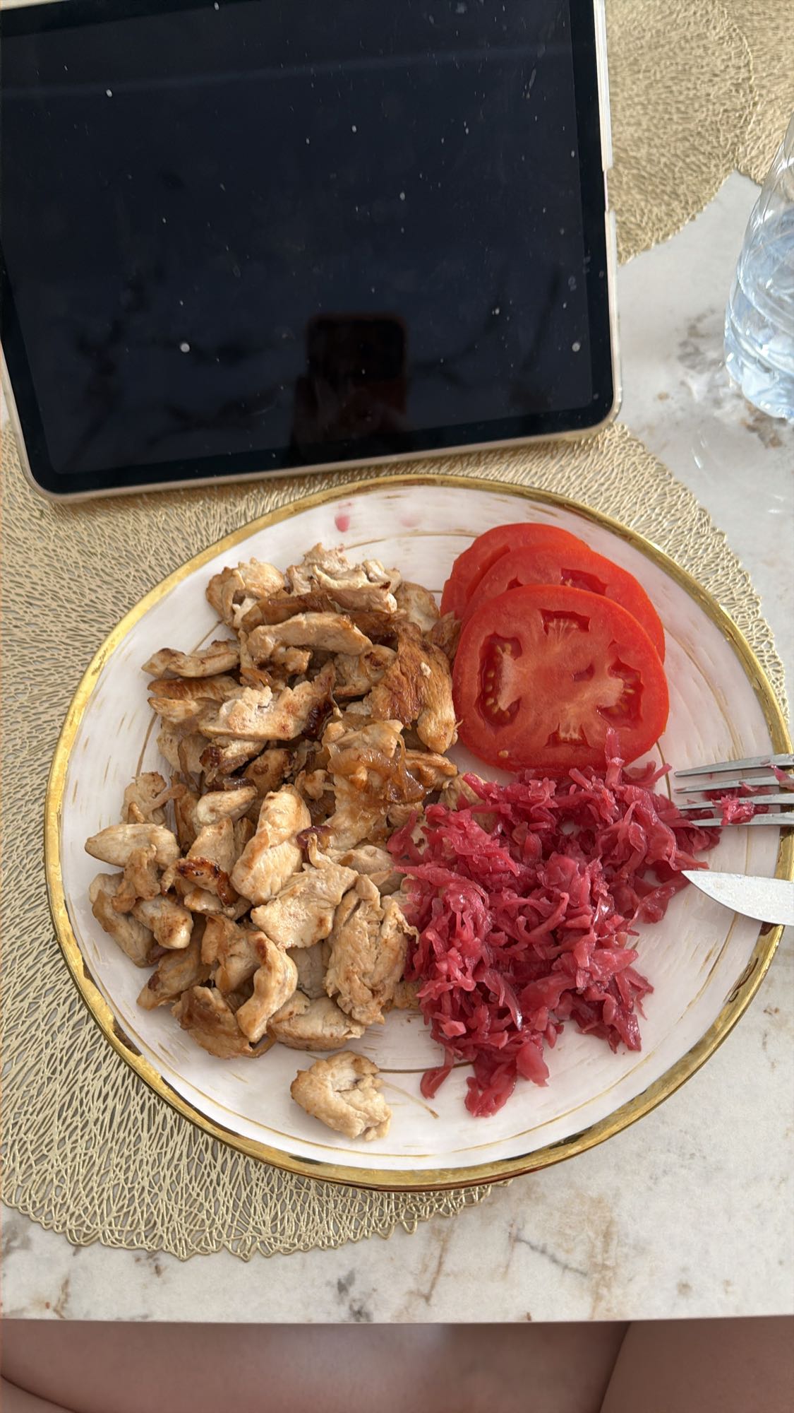 Курица с овощами