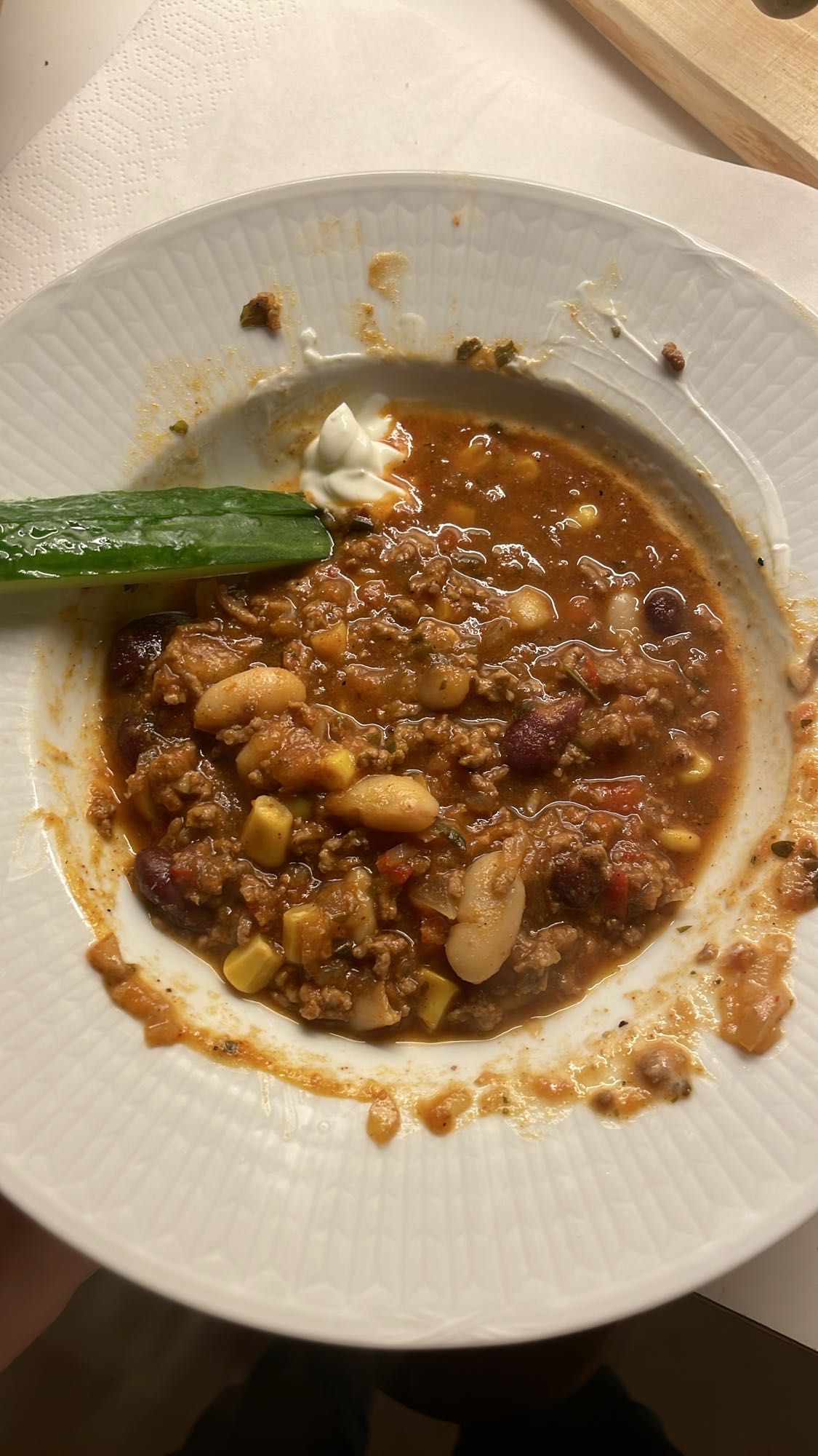 Köttfärsgryta med bönor