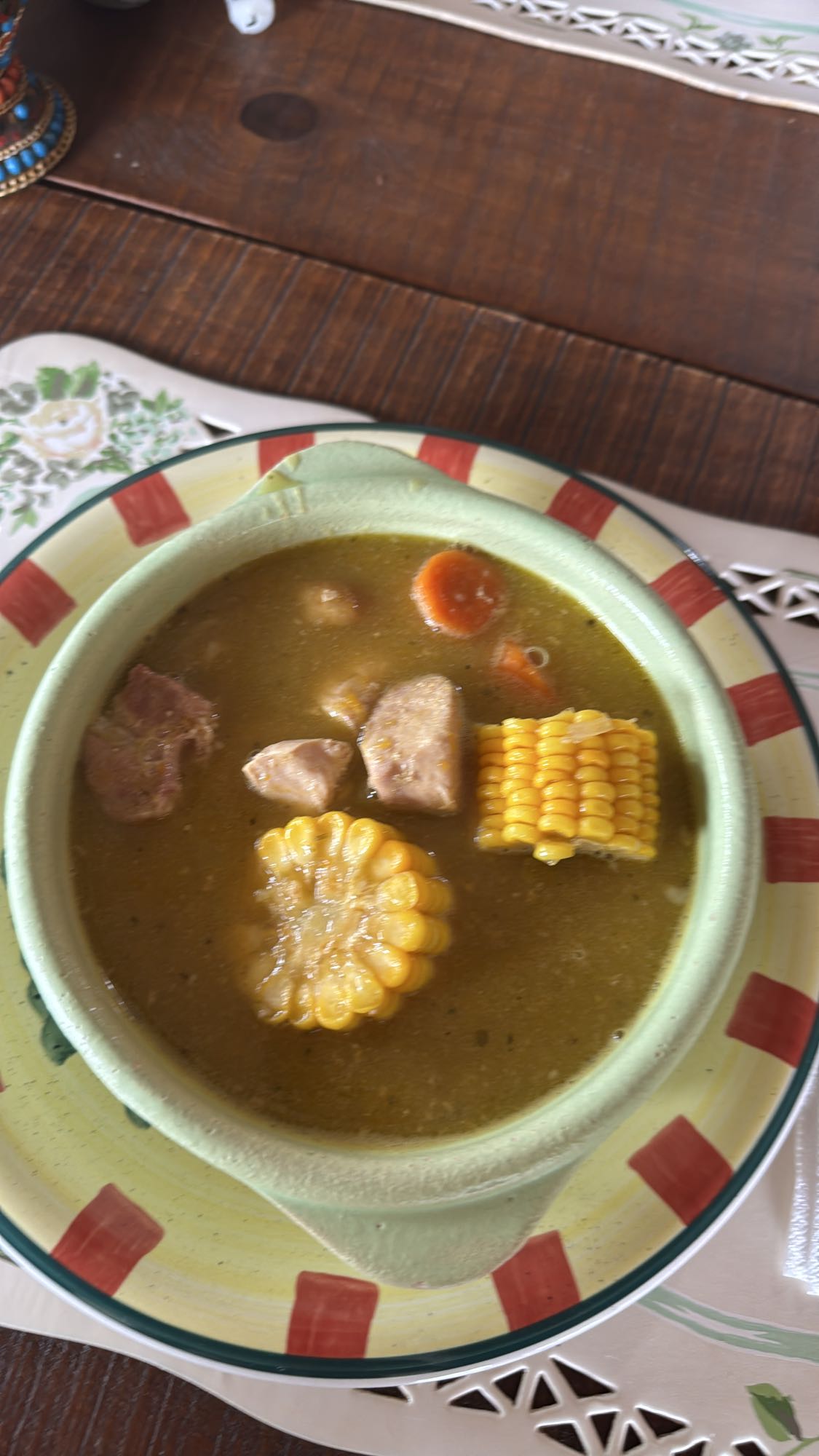 Sopa de carne y verduras