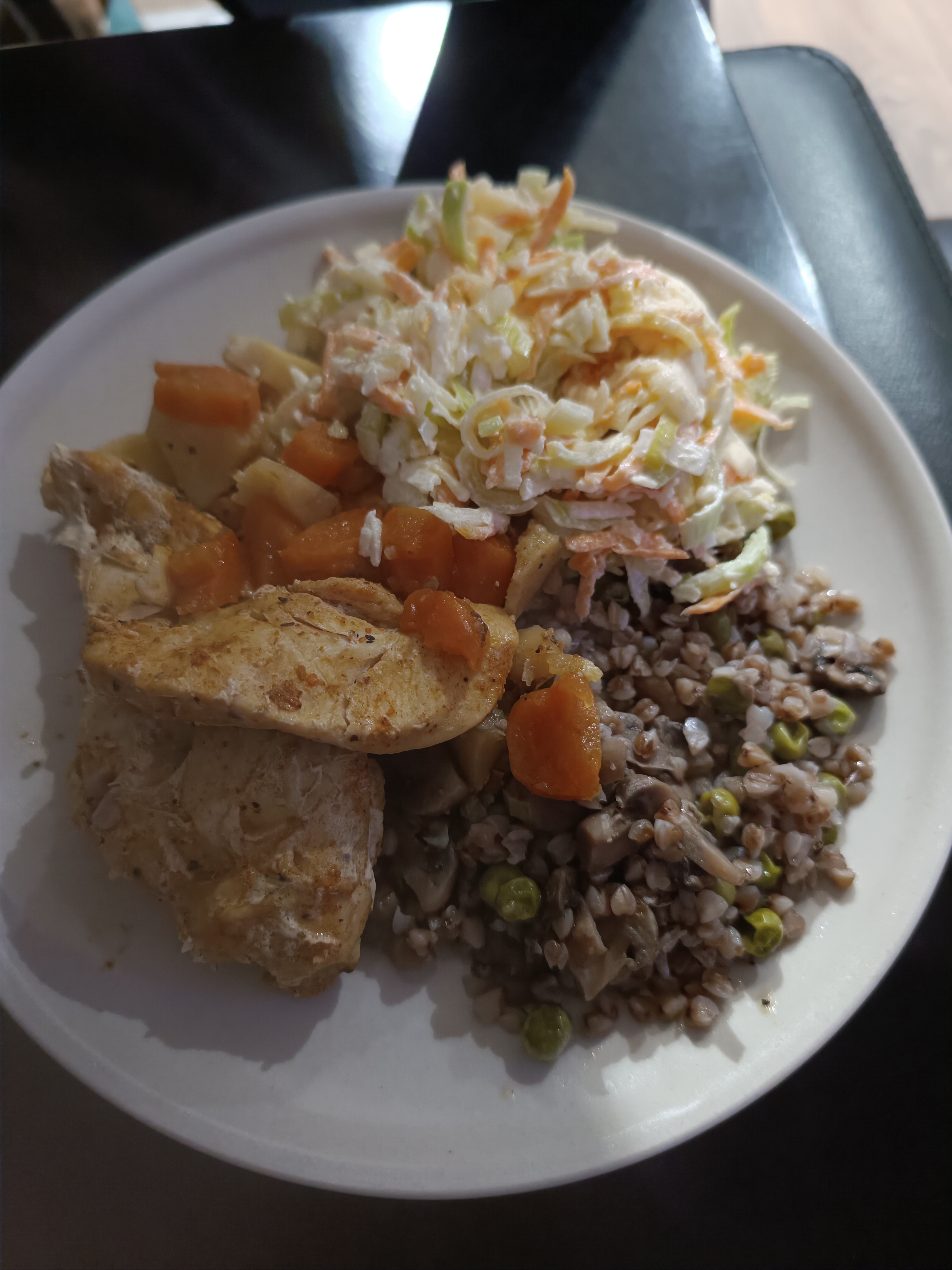 Chicken Buckwheat Salad Plate