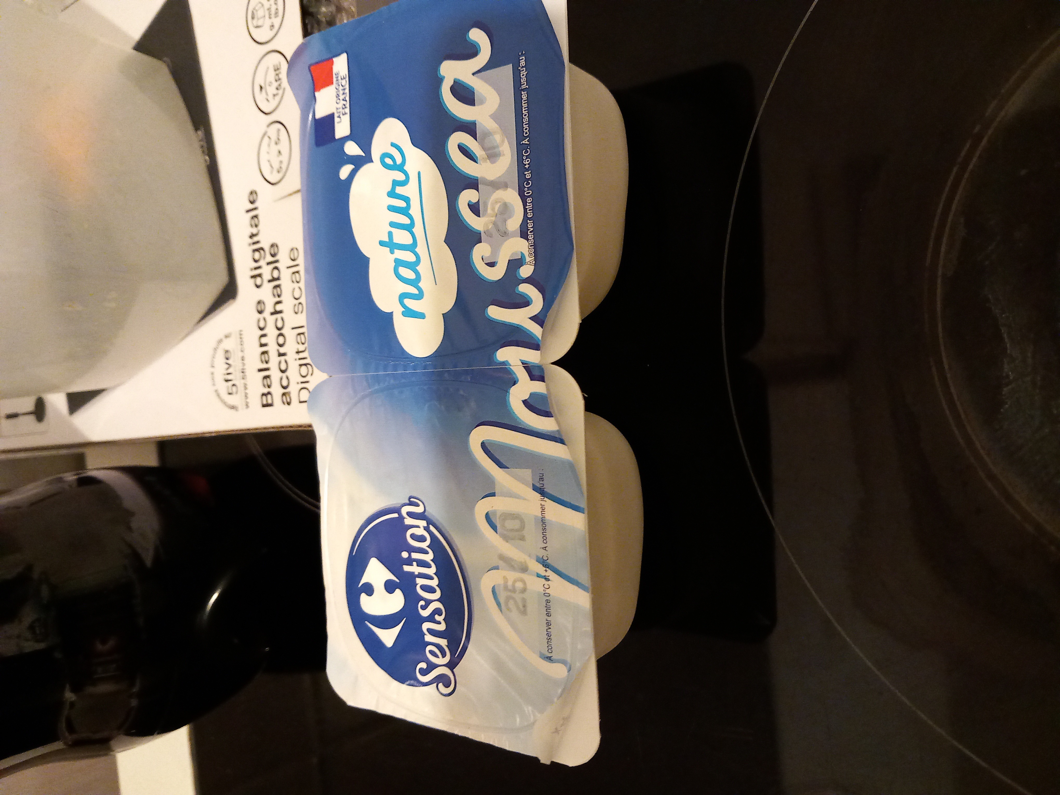 Mousse nature légère