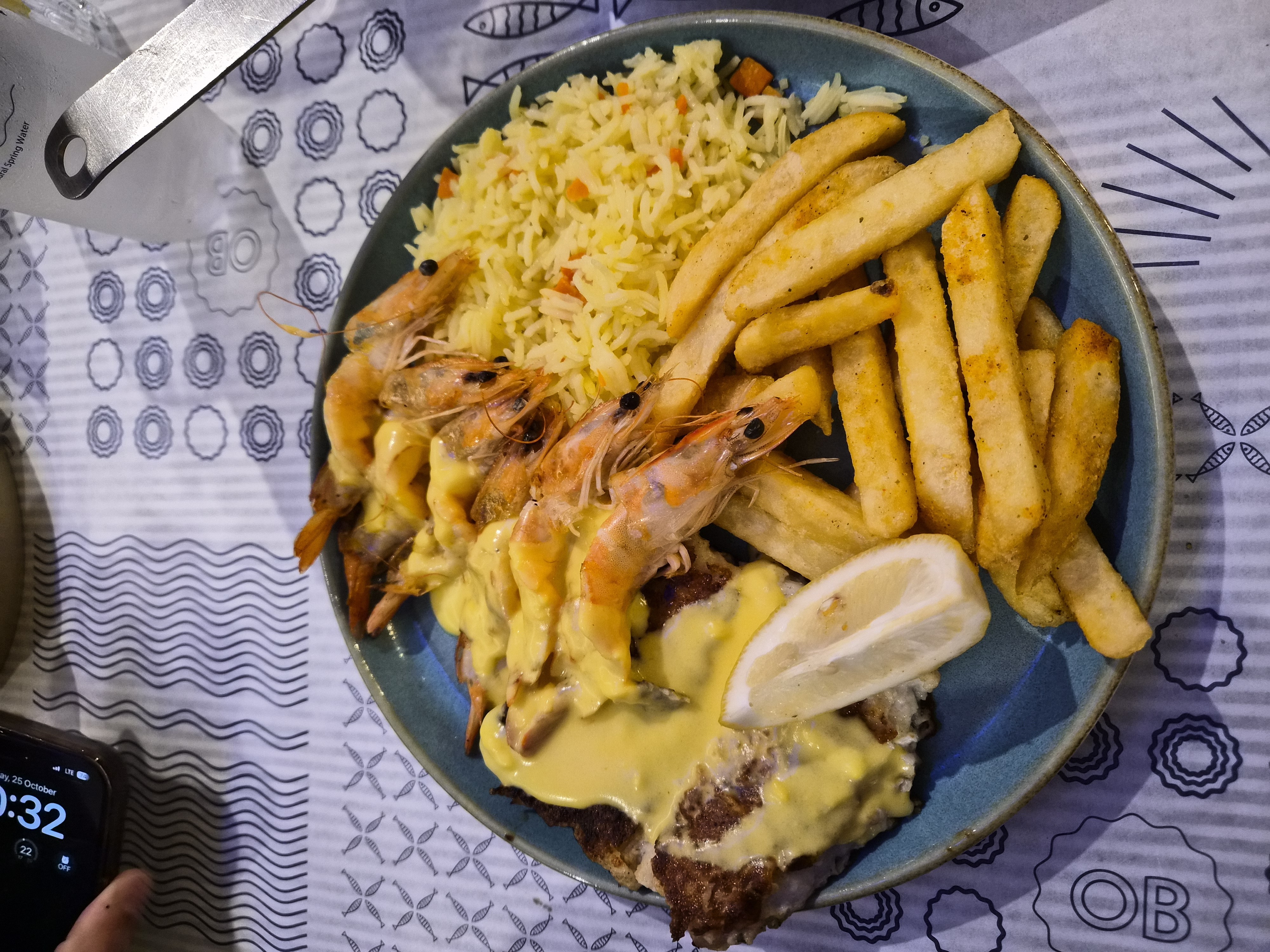 Shrimp & Fries Plate