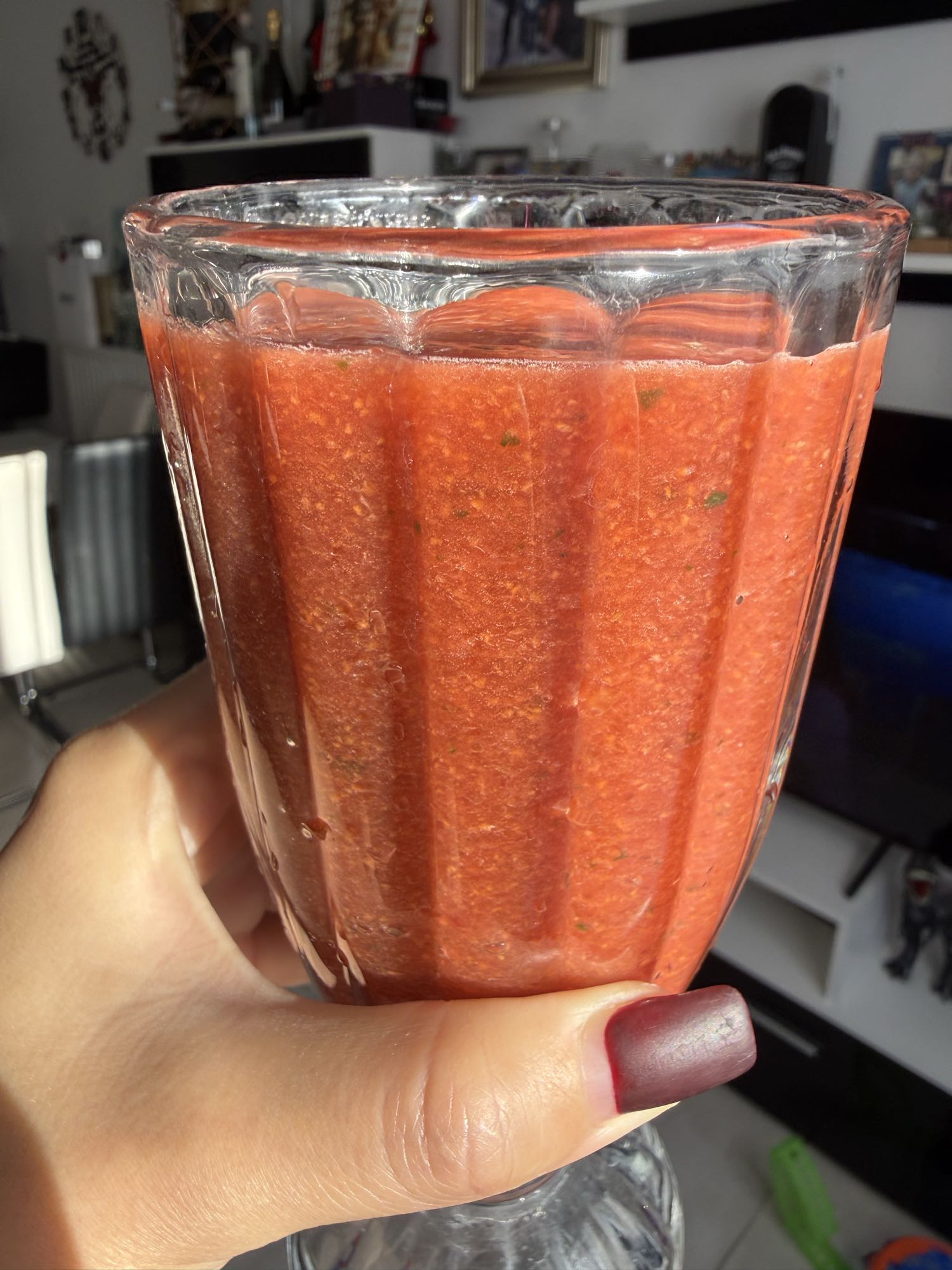 Smoothie fraise-pastèque