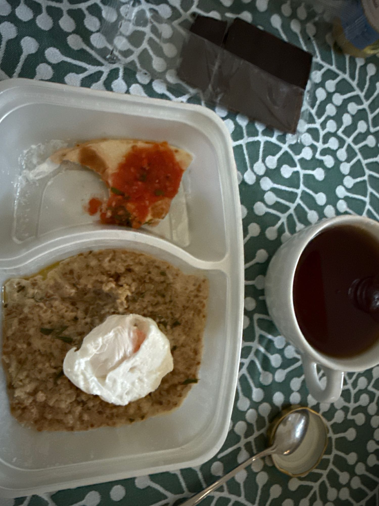 Poached Egg & Pita Meal
