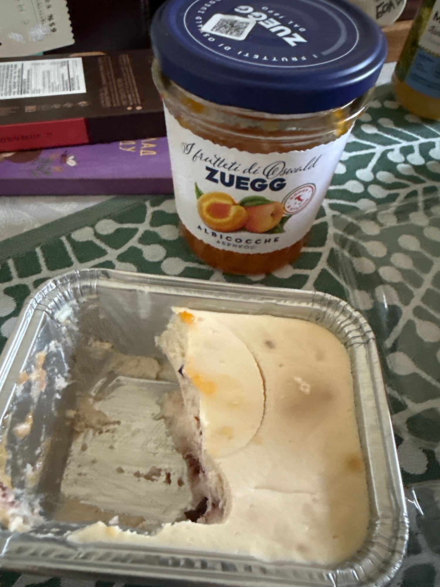 Apricot Cheesecake Slice