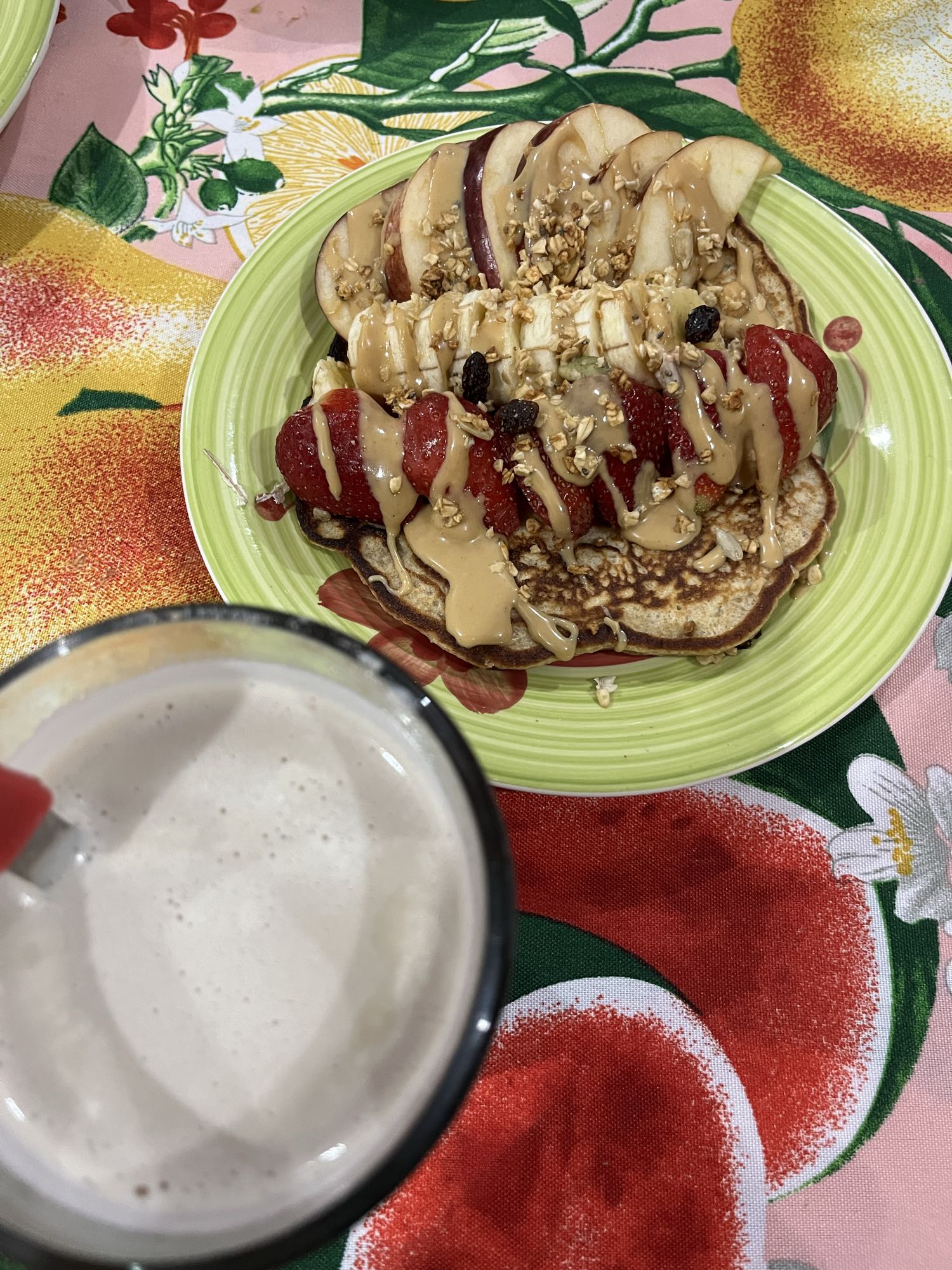 Panqueques con frutas