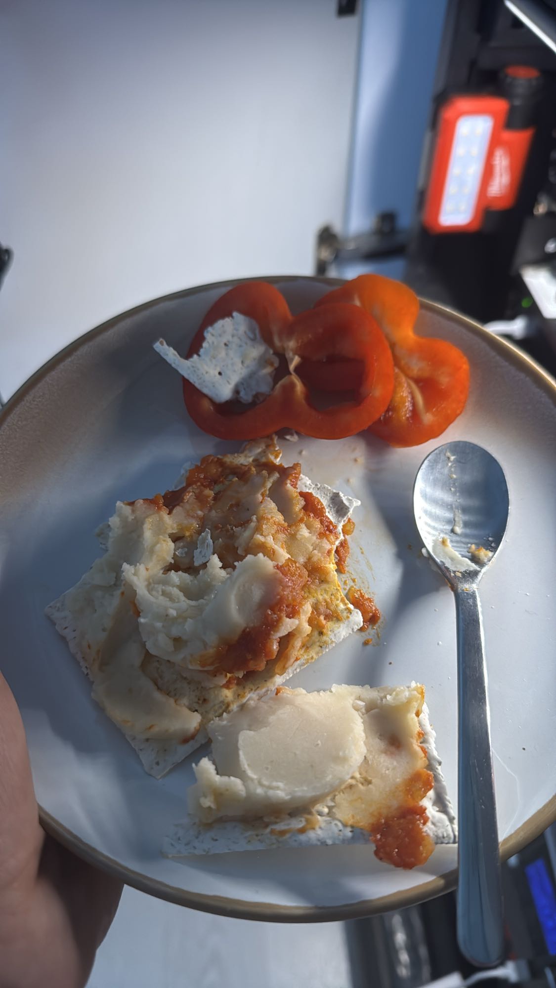 Crackers cu legume și pastă