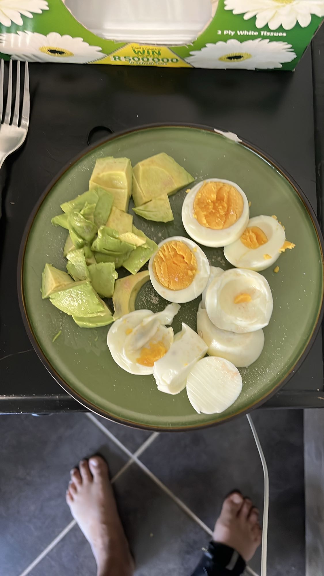 Egg and Avocado Plate