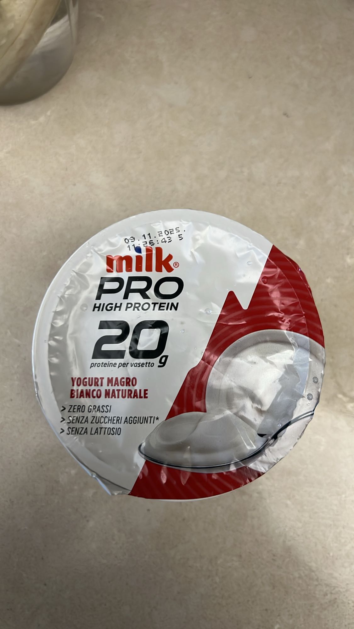 Yogurt magro proteico