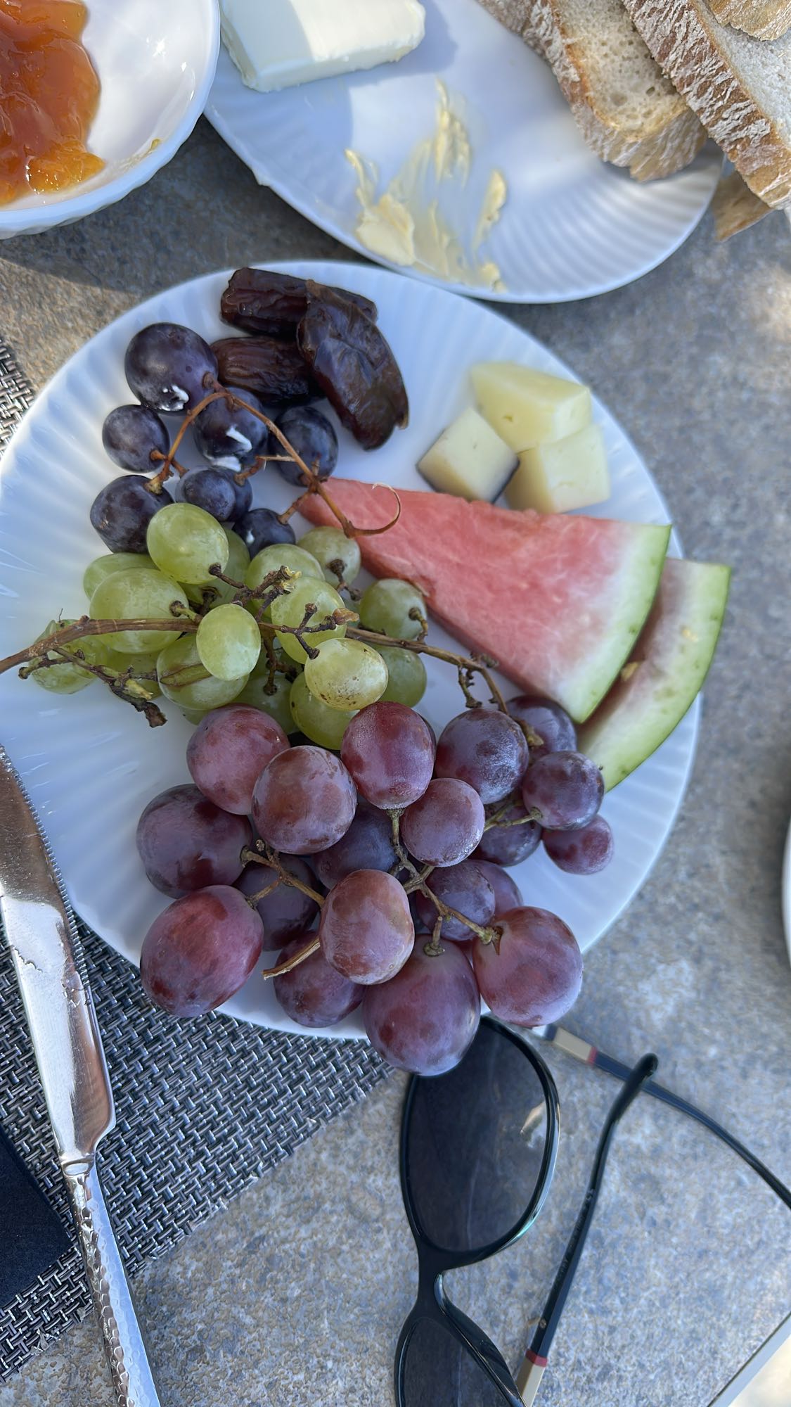 Fruit and Cheese Plate
