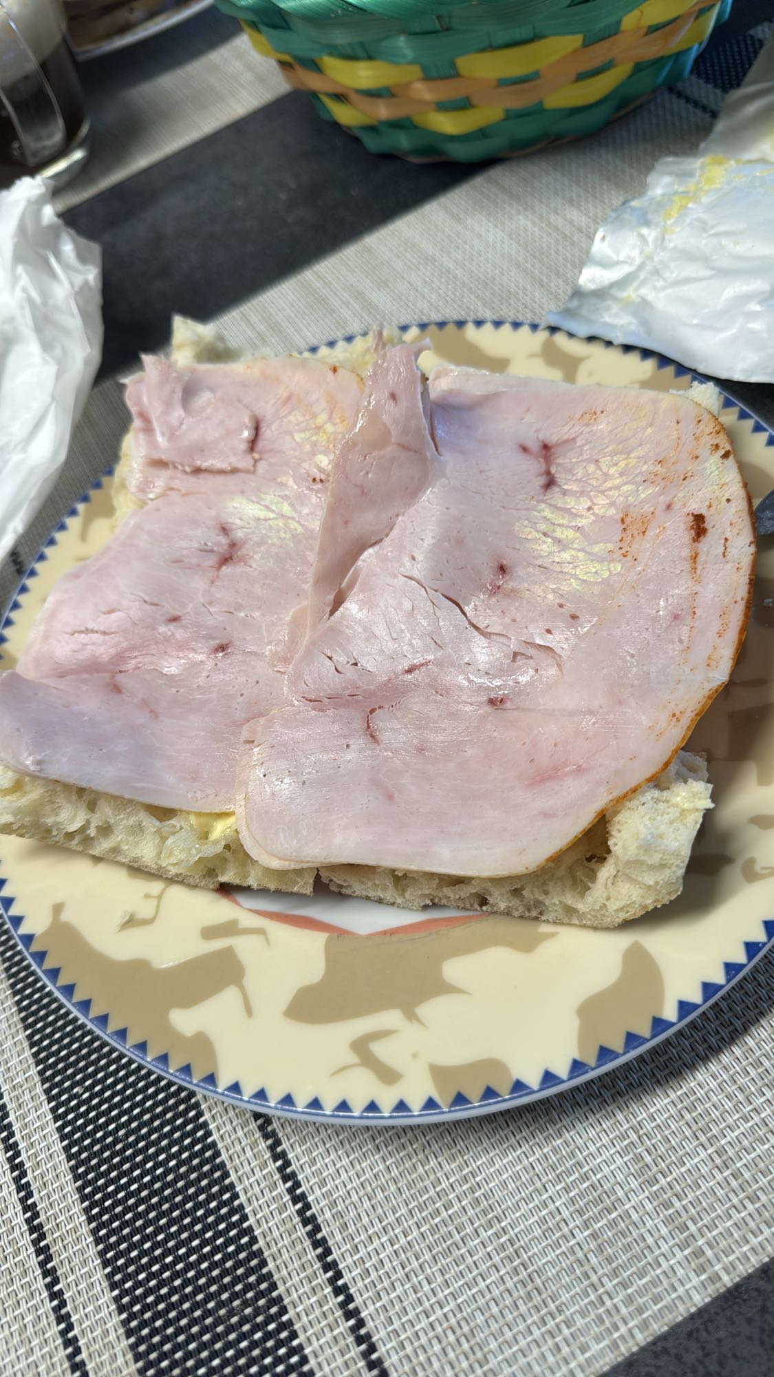 Ham broodje